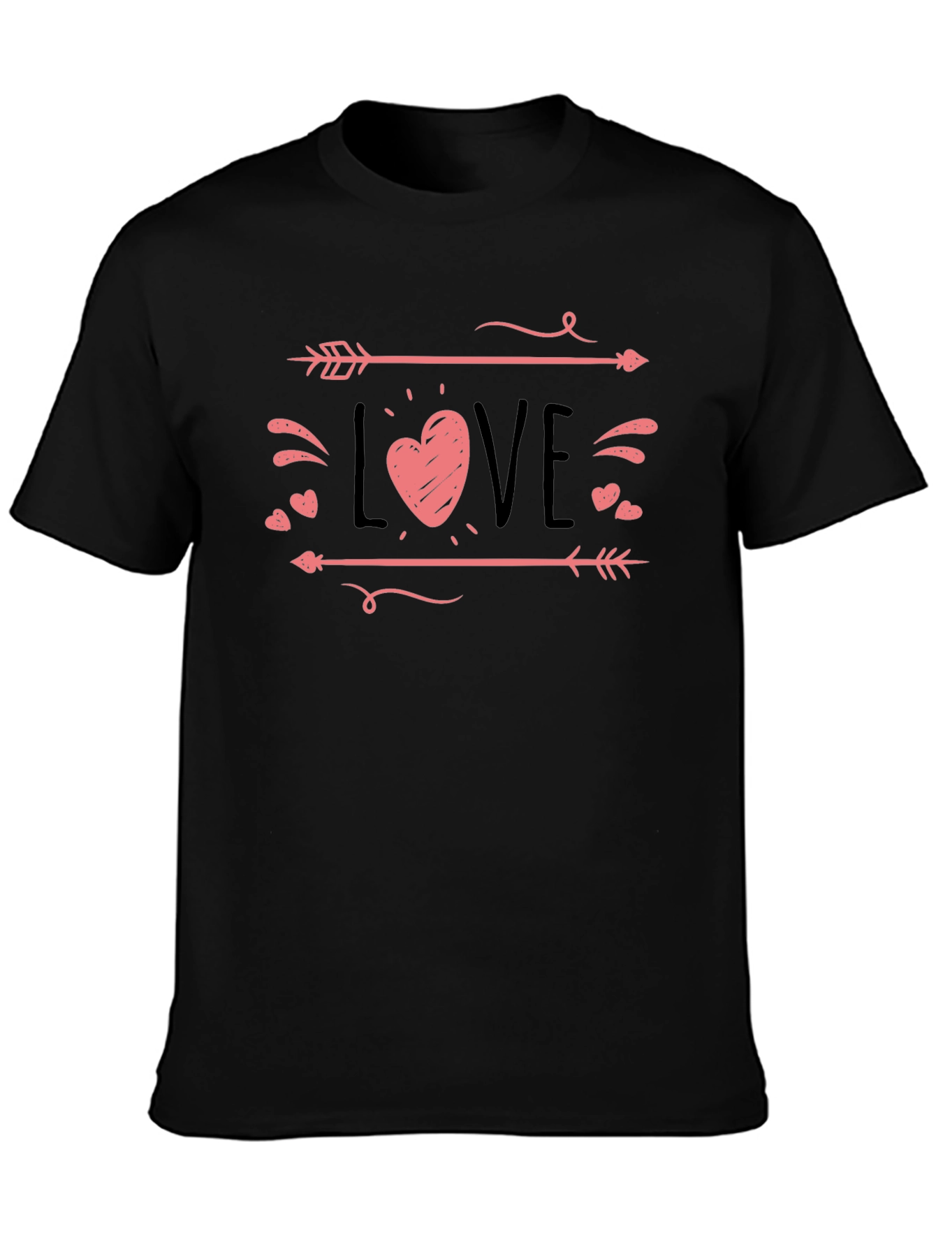Love Heart Arrow Graphic Tee - Valentines Gift