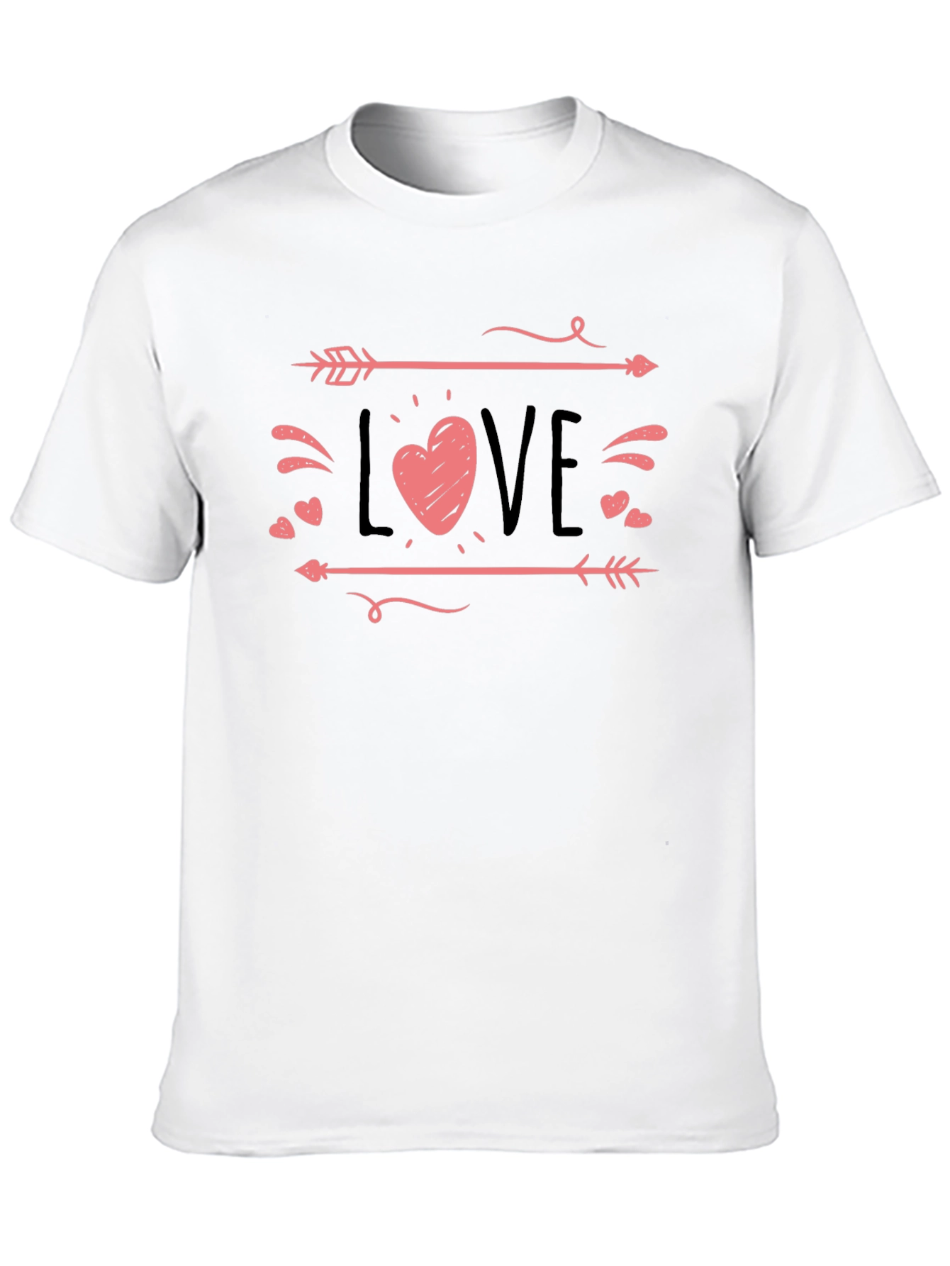Love Heart Arrow Graphic Tee - Valentines Gift