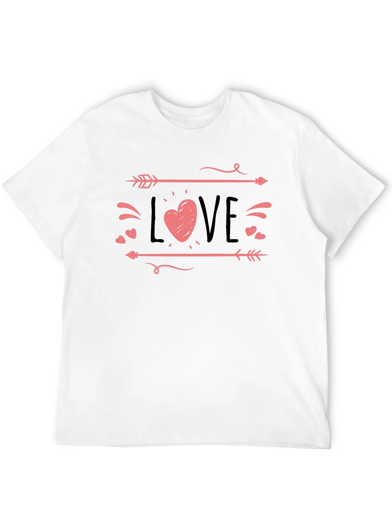 Love Heart Arrow Graphic Tee - Valentines Gift