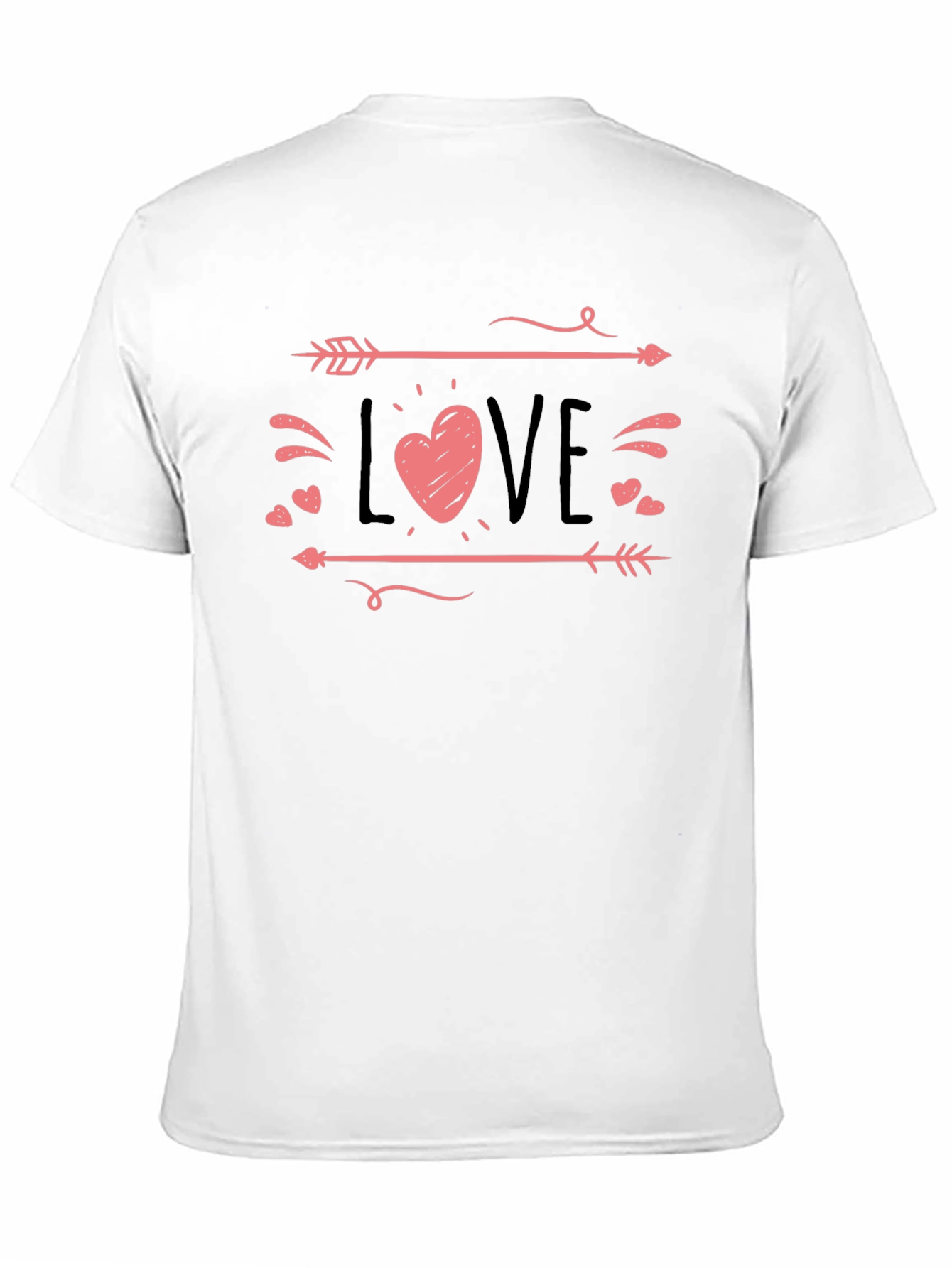 Love Heart Arrow Graphic Tee - Valentines Gift