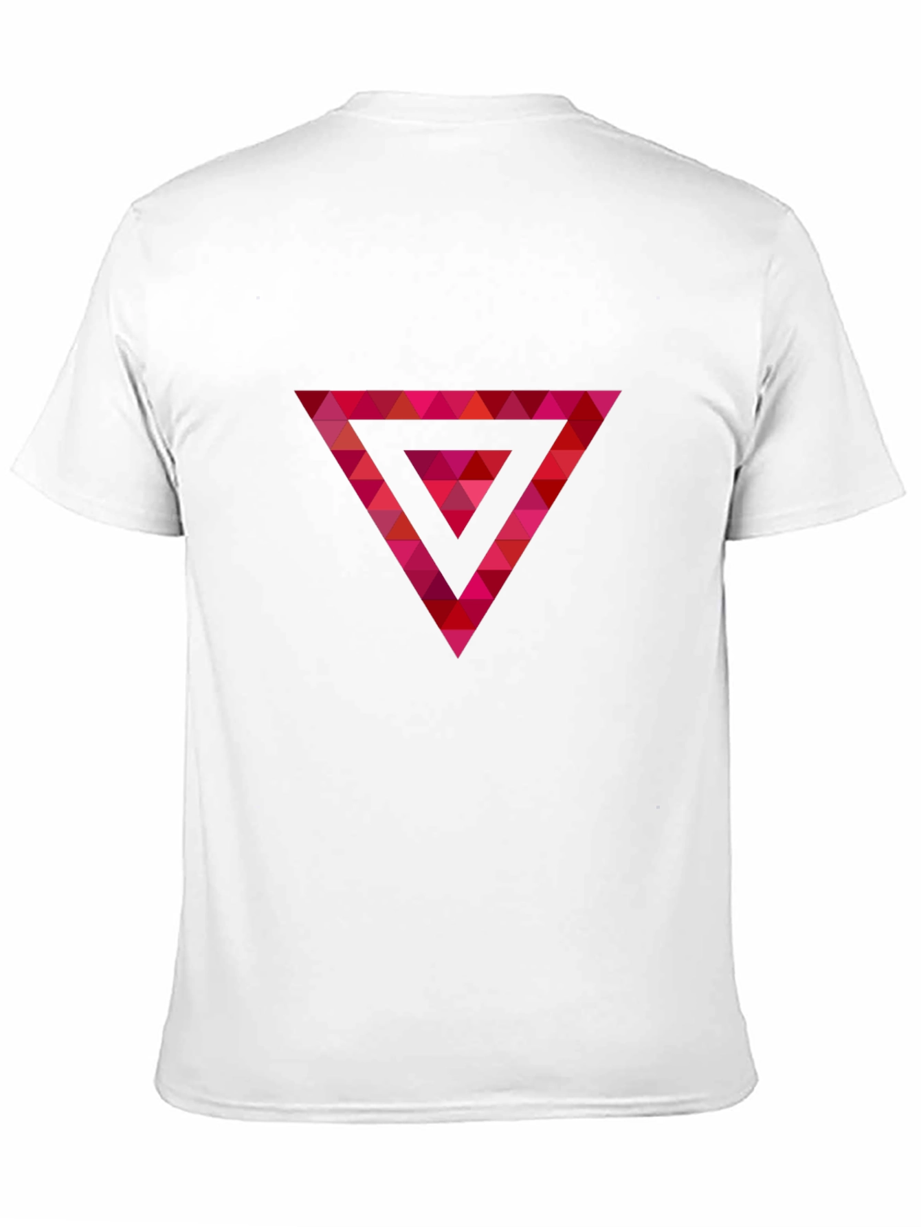Geometric Triangle Graphic T-Shirt - Modern Design