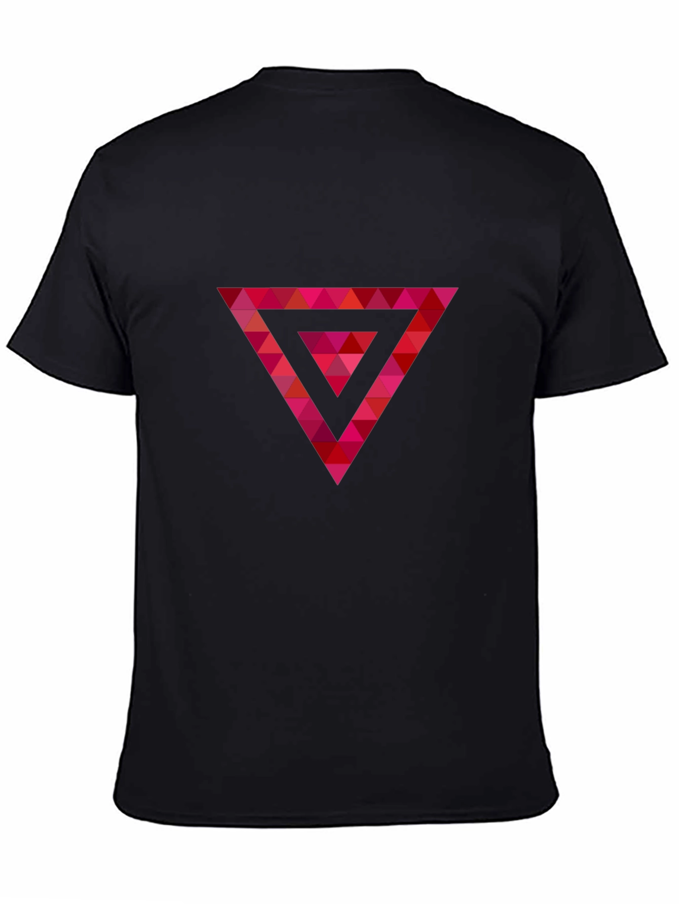 Geometric Triangle Graphic T-Shirt - Modern Design