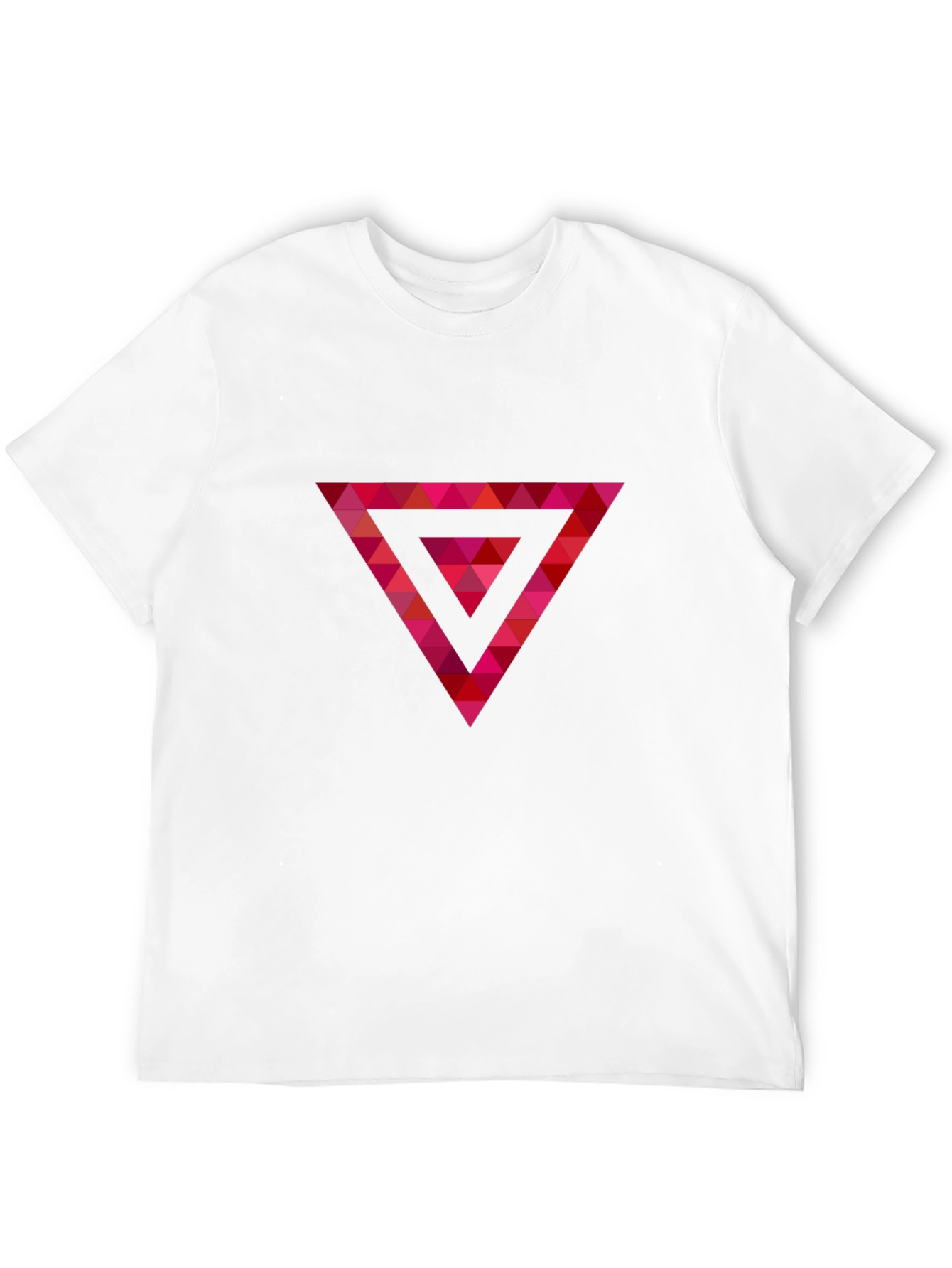 Geometric Triangle Graphic T-Shirt - Modern Design