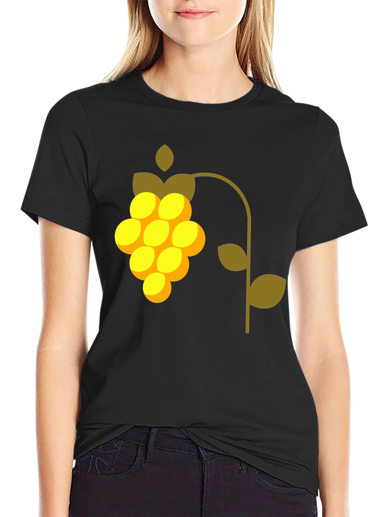 Modern Grape Graphic Tee - Stylish Casual Wear