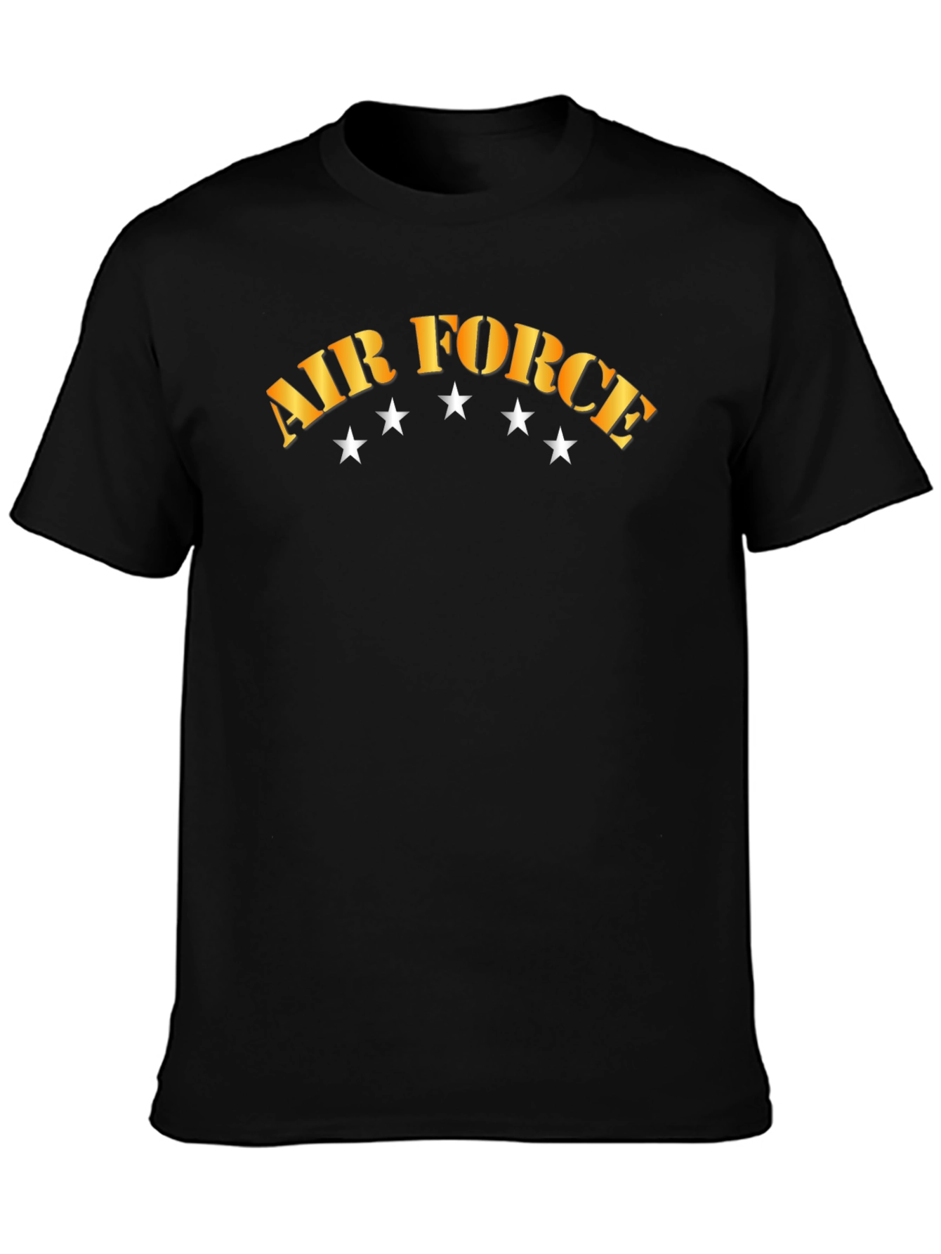 Air Force Graphic T-Shirt Black