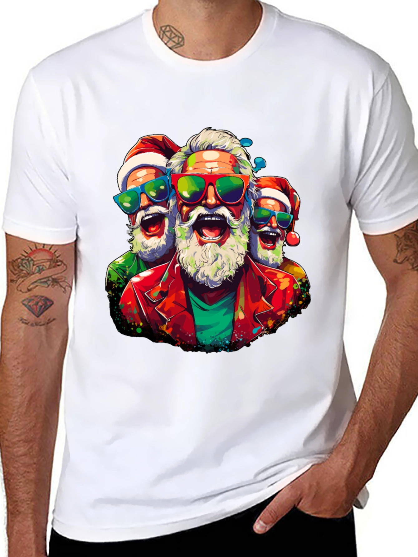 Festive Santa Claus T-Shirt
