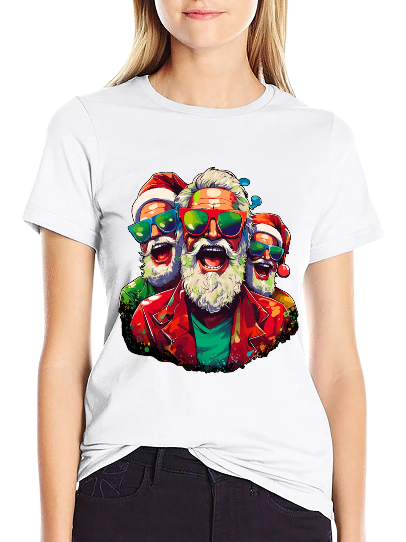 Festive Santa Claus T-Shirt