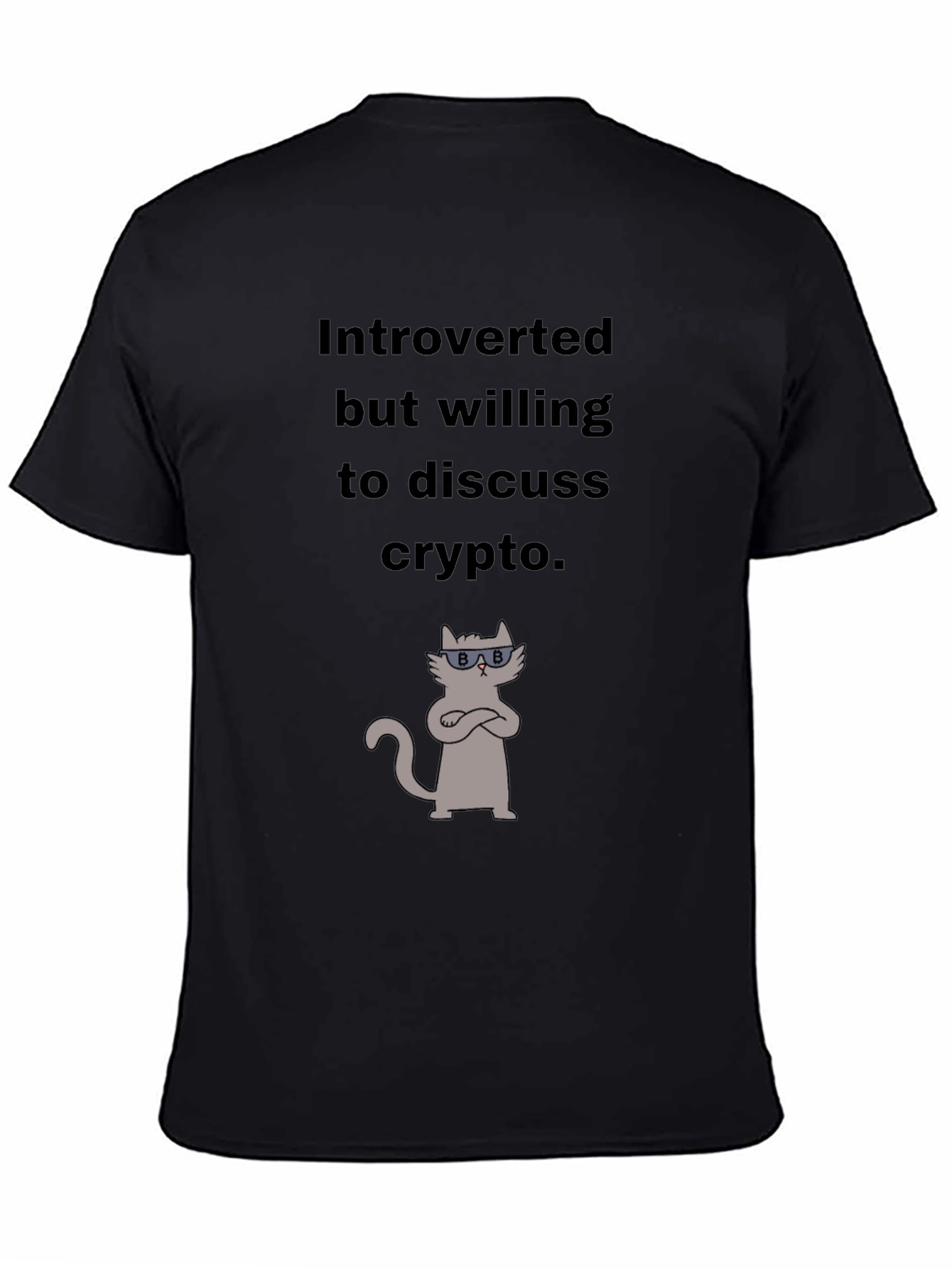 Introverted Crypto Cat T-Shirt