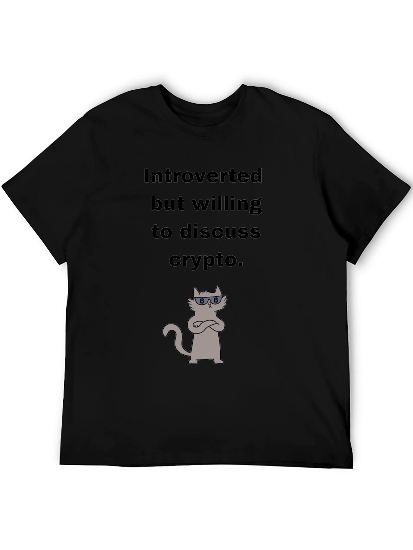 Introverted Crypto Cat T-Shirt