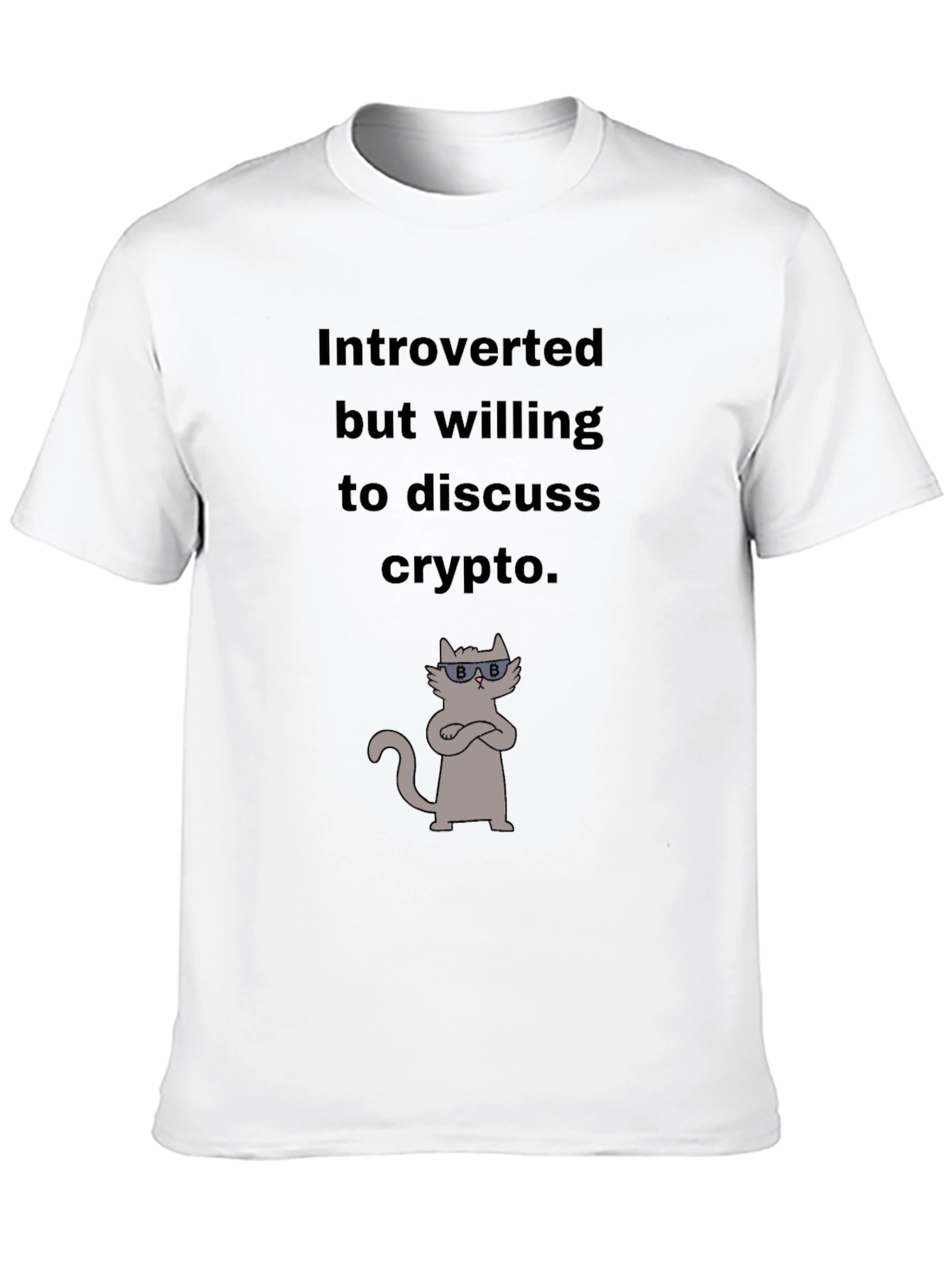Introverted Crypto Cat T-Shirt