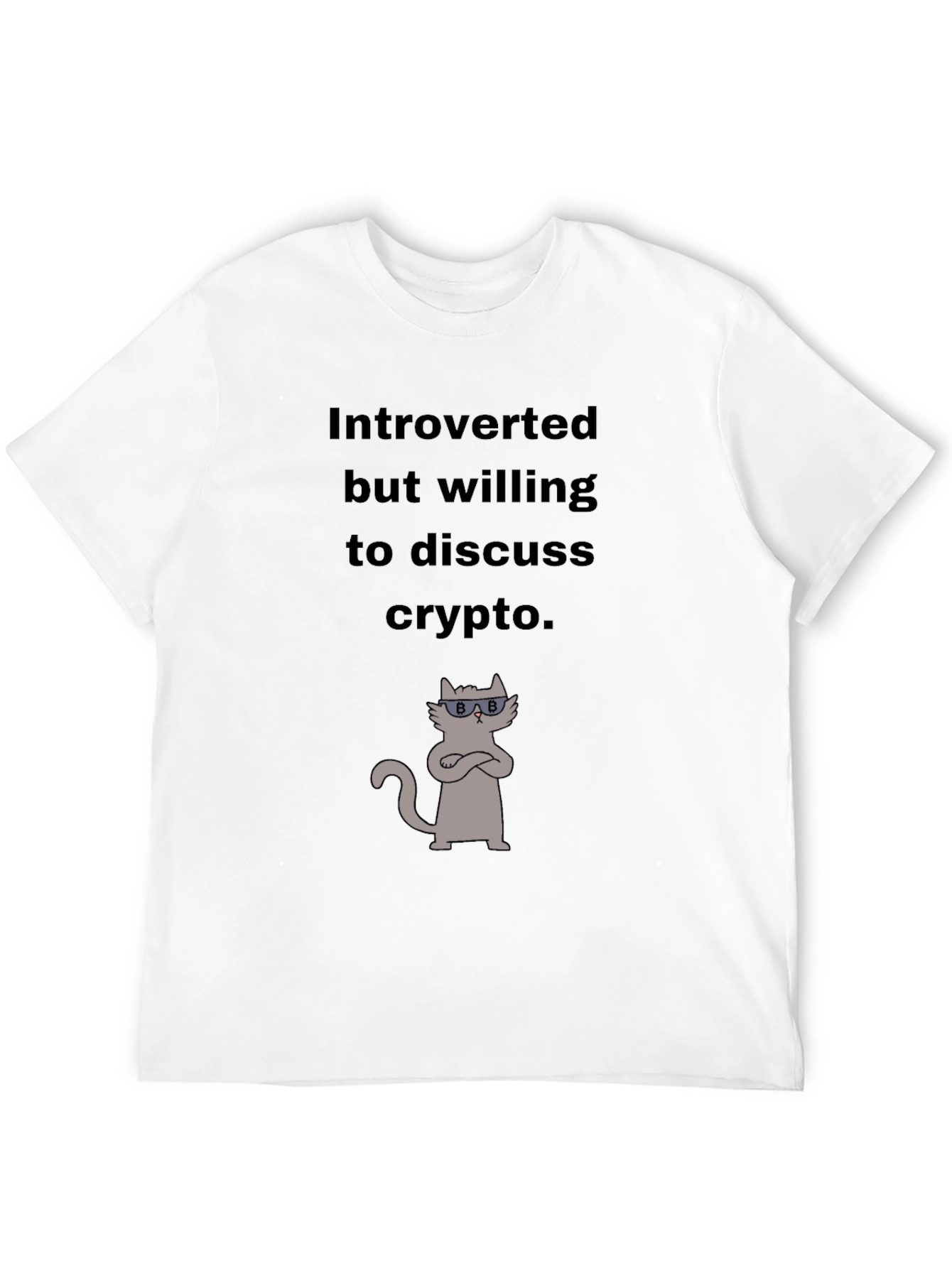 Introverted Crypto Cat T-Shirt