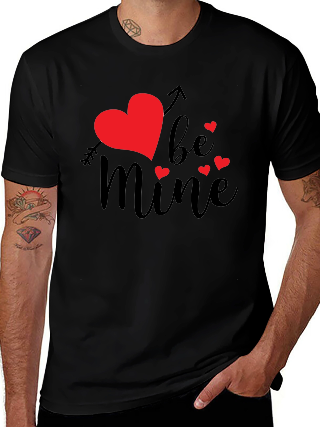Be Mine Valentines Day Graphic Tee