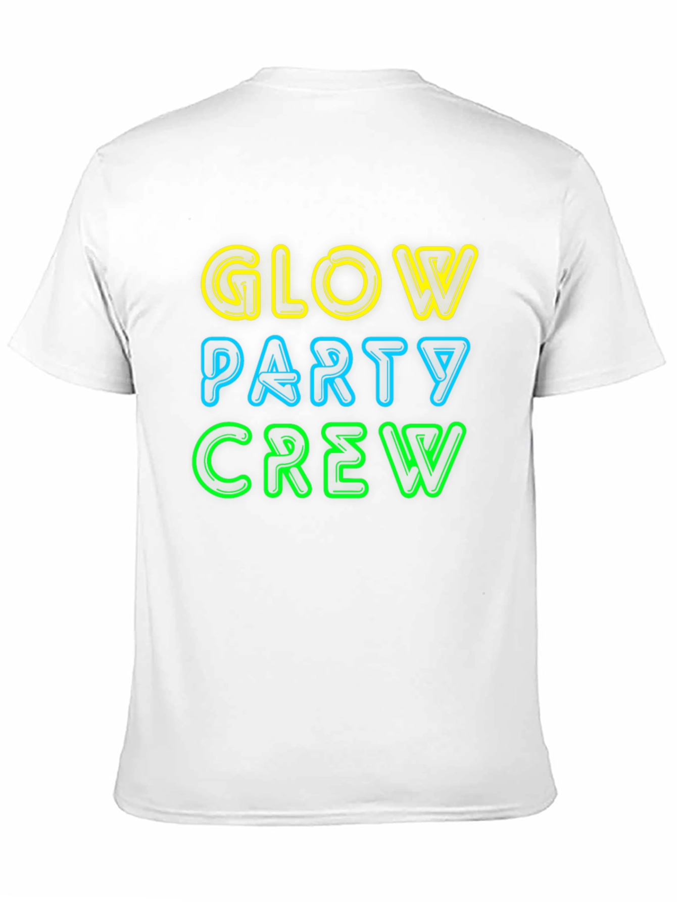 Glow Party Crew Neon Graphic Tee