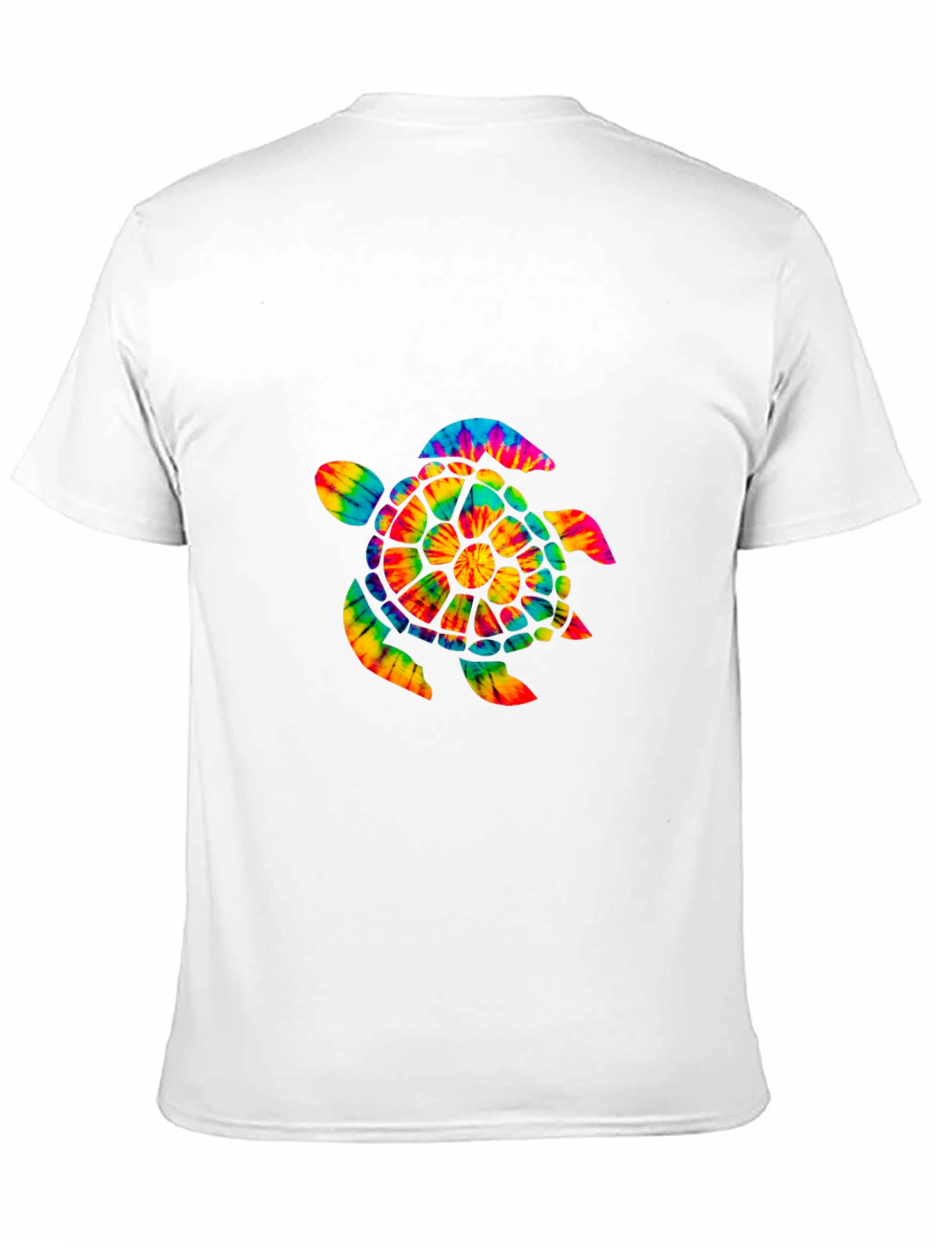 Tie-Dye Turtle Graphic Tee - Soft Cotton