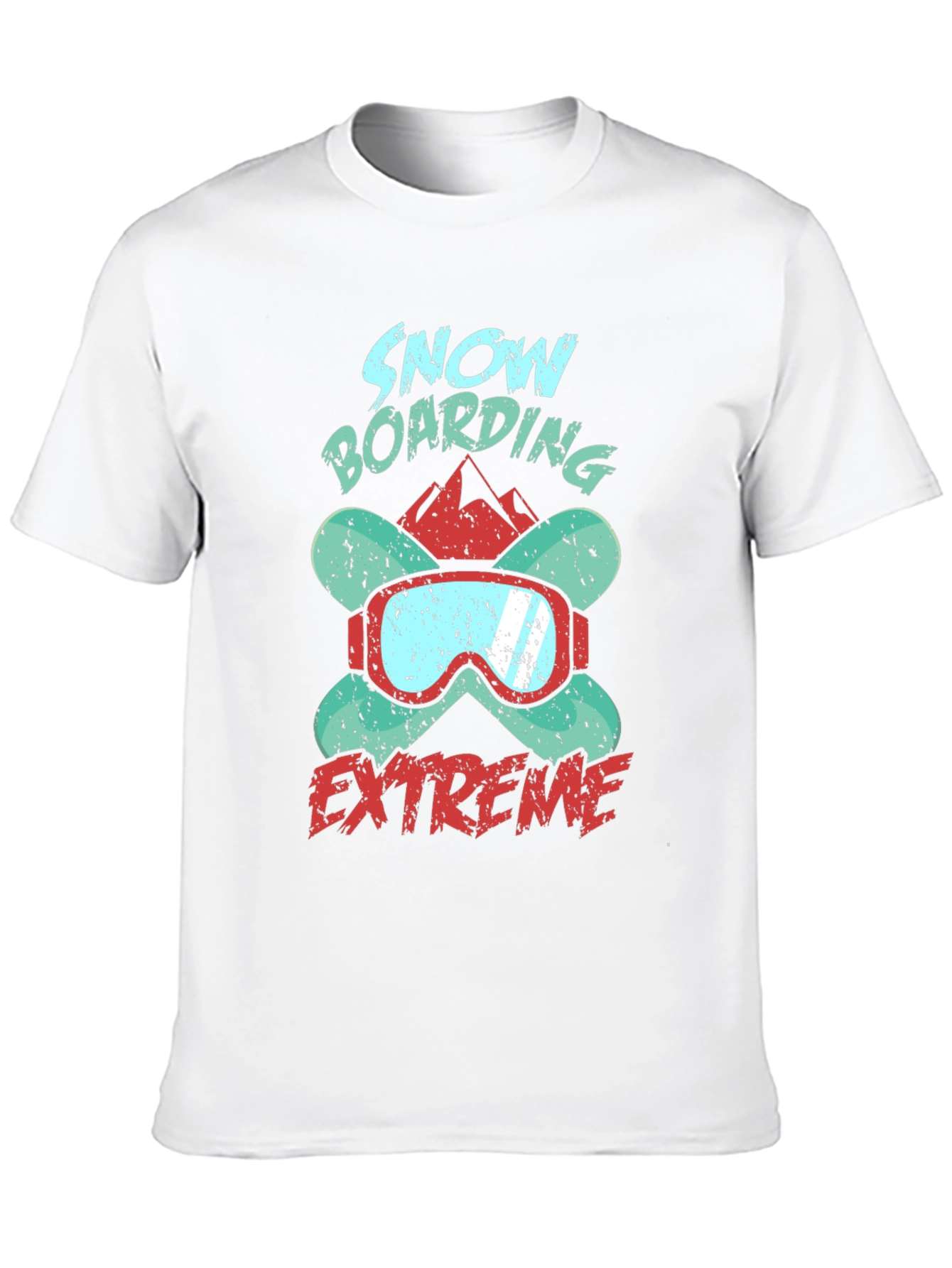 Snowboarding Extreme Graphic Tee - Black