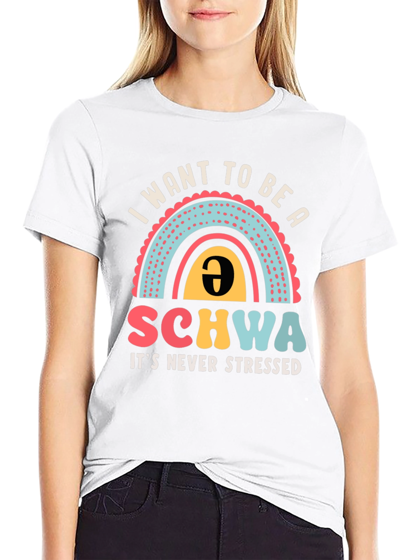 Schwa T-Shirt - Never Stressed Black Tee