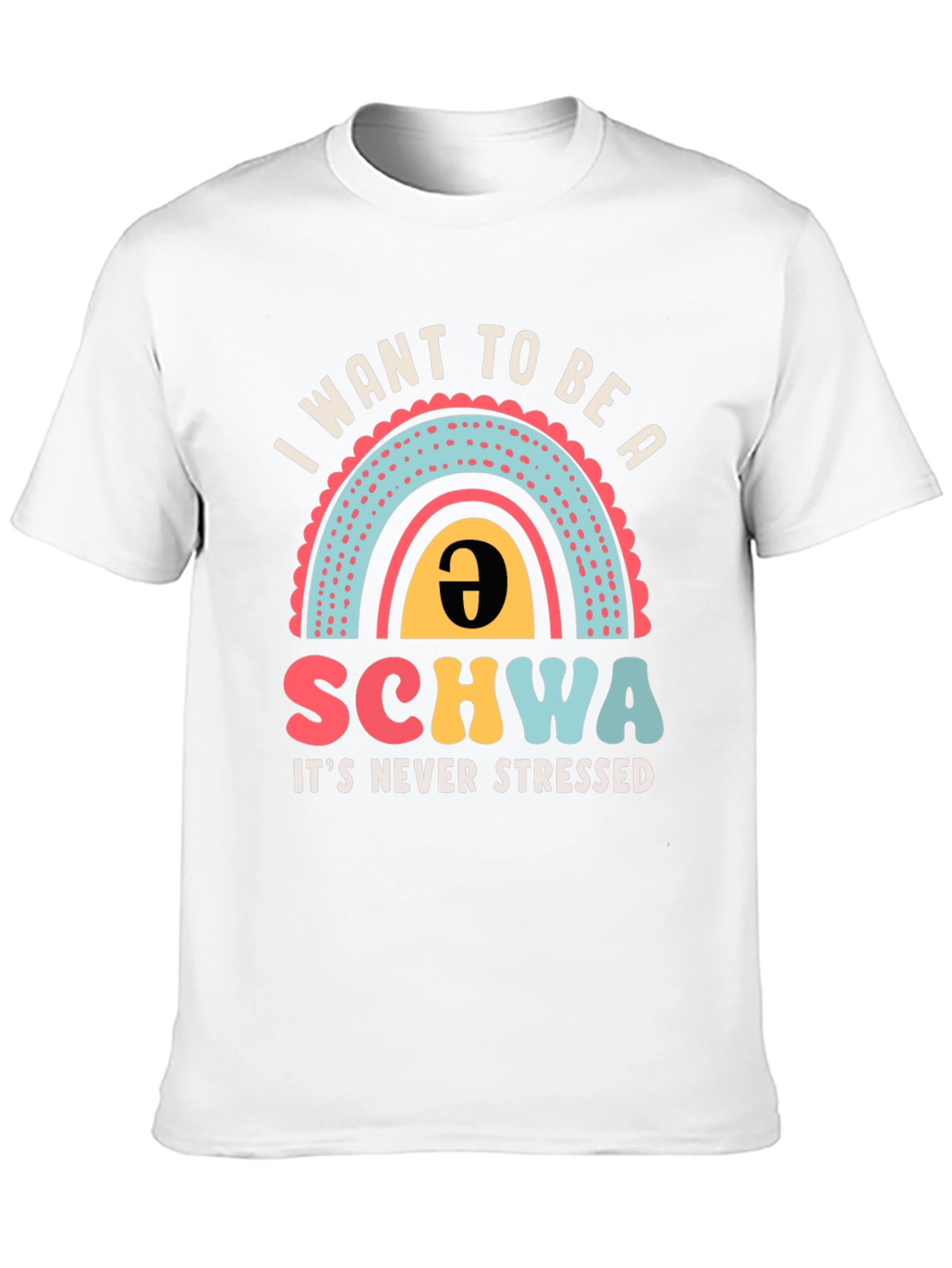 Schwa T-Shirt - Never Stressed Black Tee
