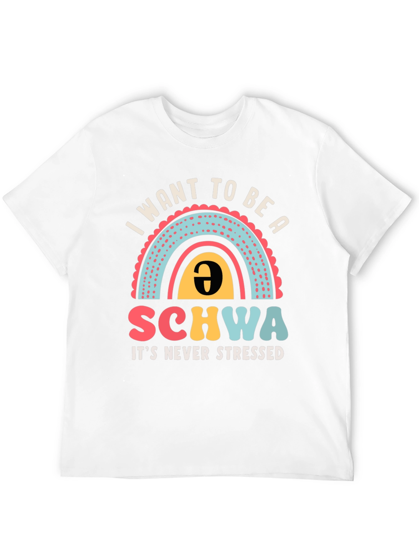 Schwa T-Shirt - Never Stressed Black Tee