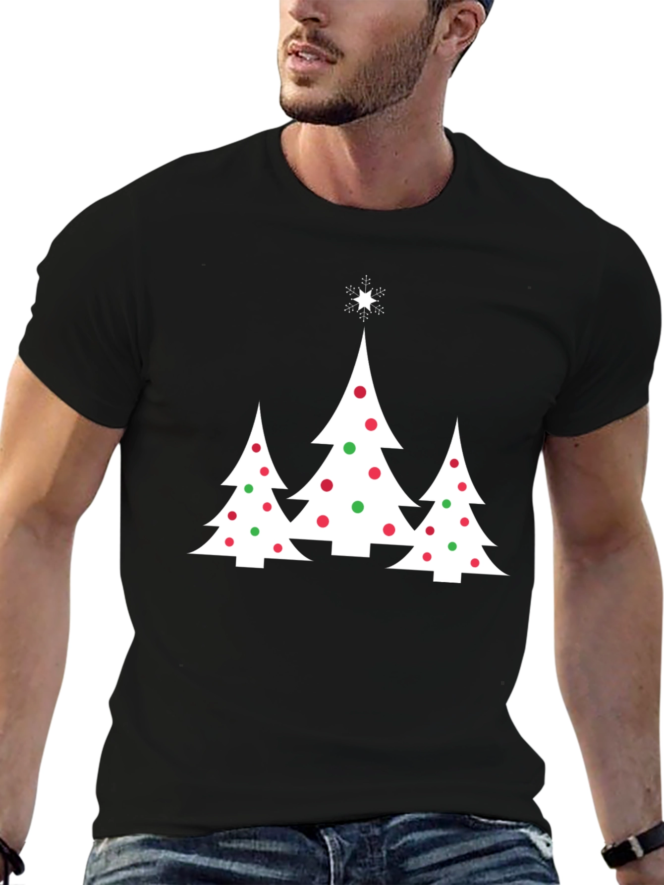 Festive Christmas Tree T-Shirt - Holiday Style
