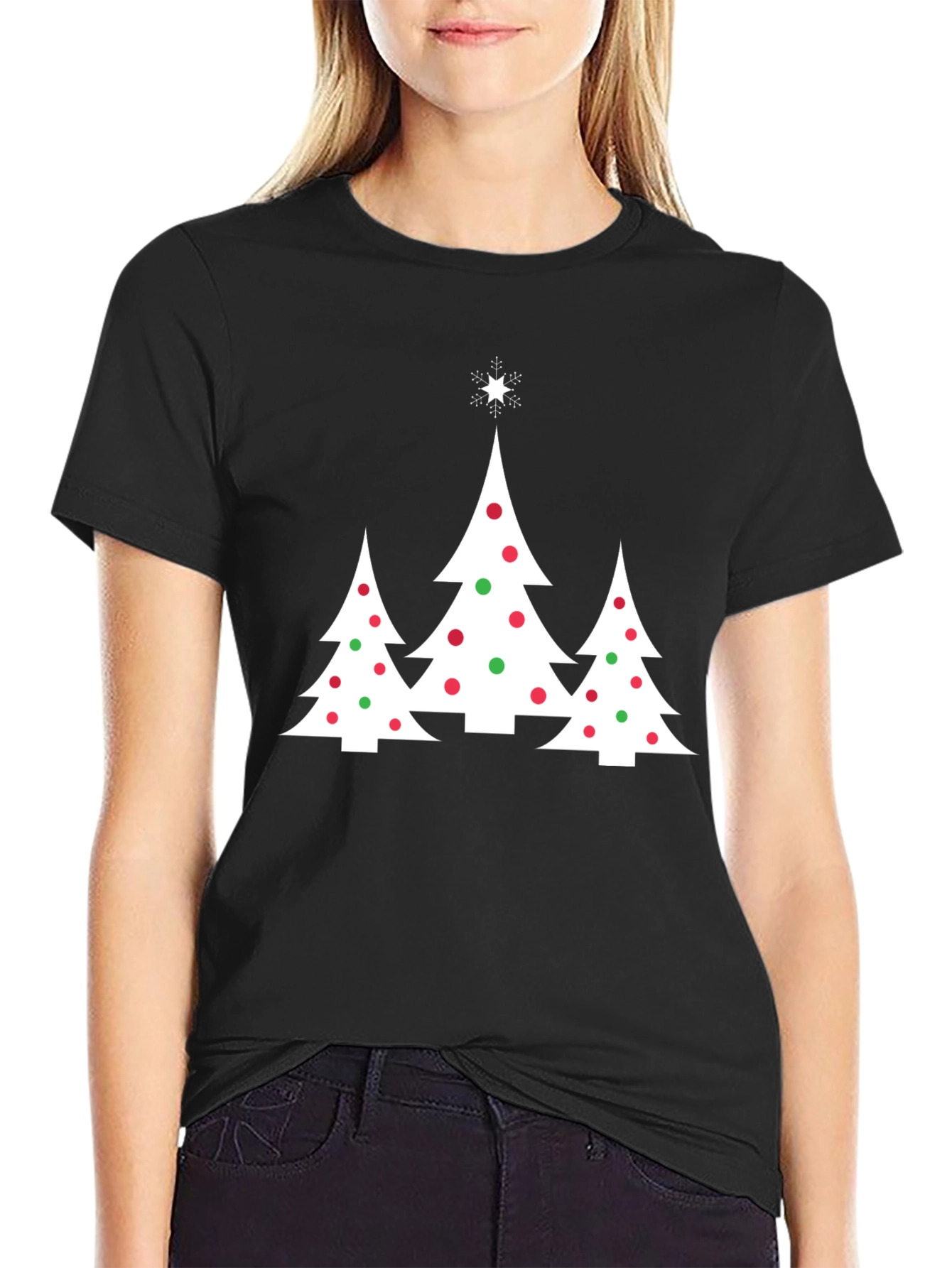 Festive Christmas Tree T-Shirt - Holiday Style