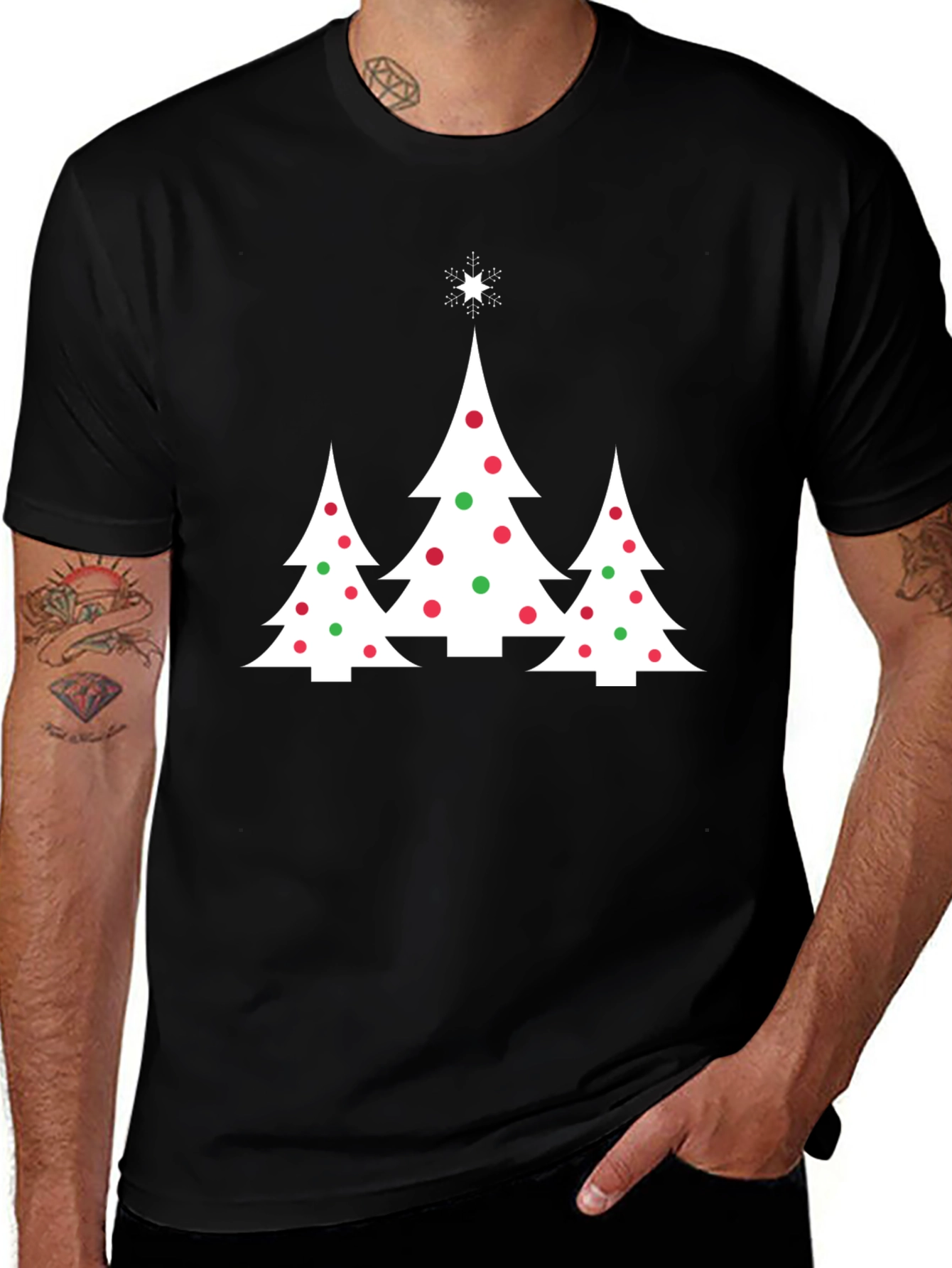 Festive Christmas Tree T-Shirt - Holiday Style
