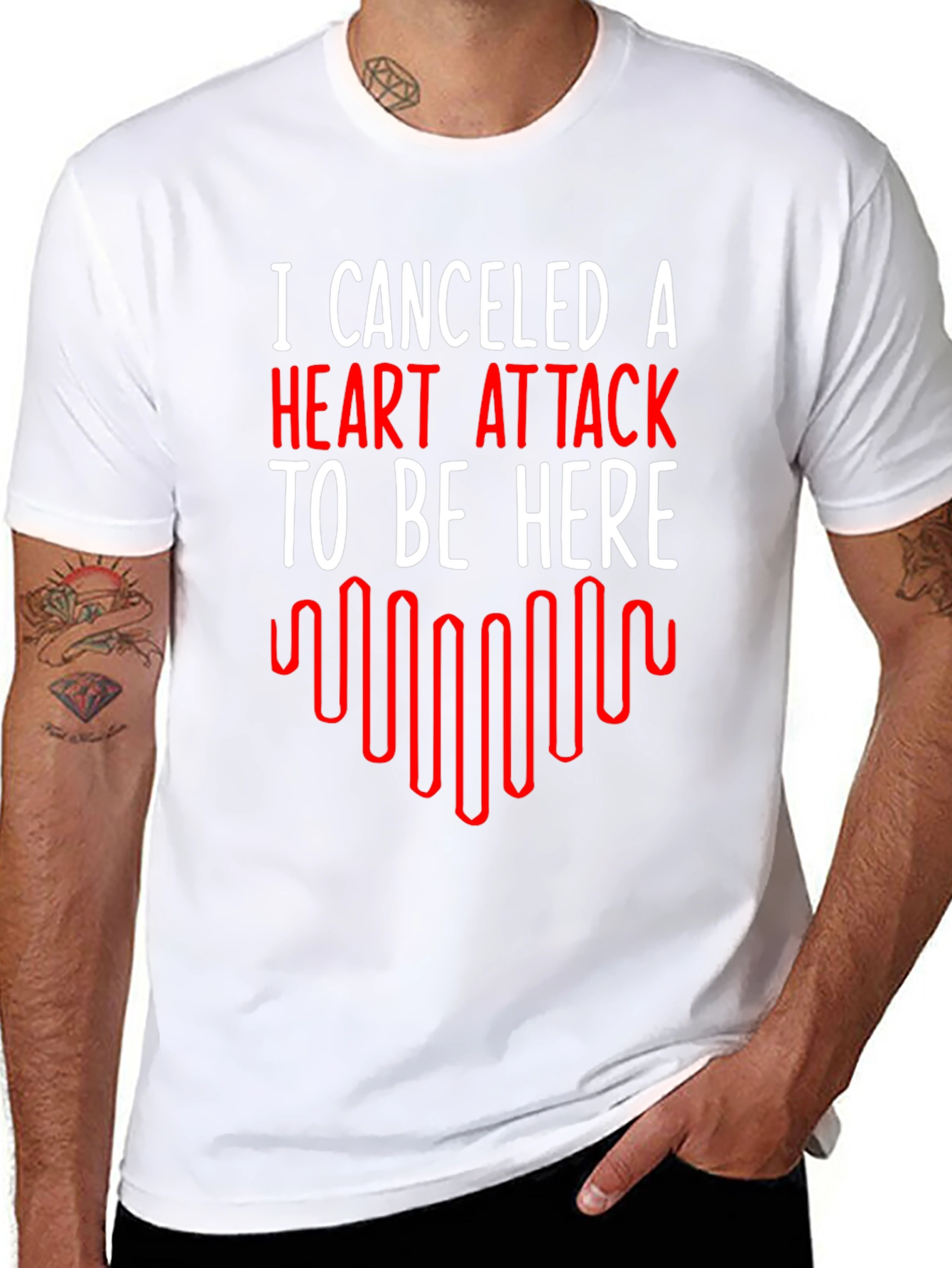 Canceled Heart Attack T-Shirt - Funny Graphic Tee