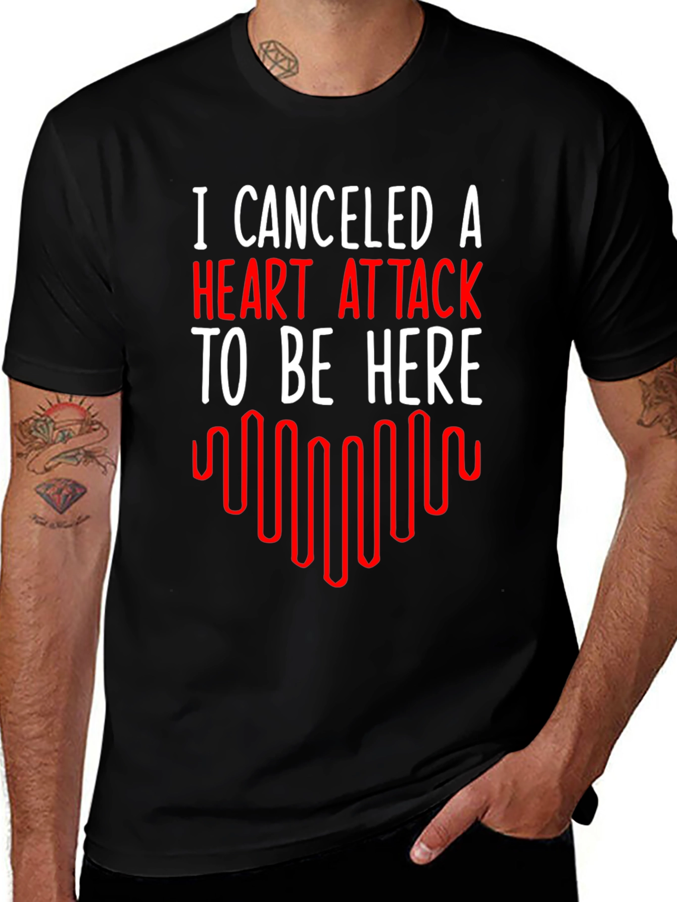 Canceled Heart Attack T-Shirt - Funny Graphic Tee