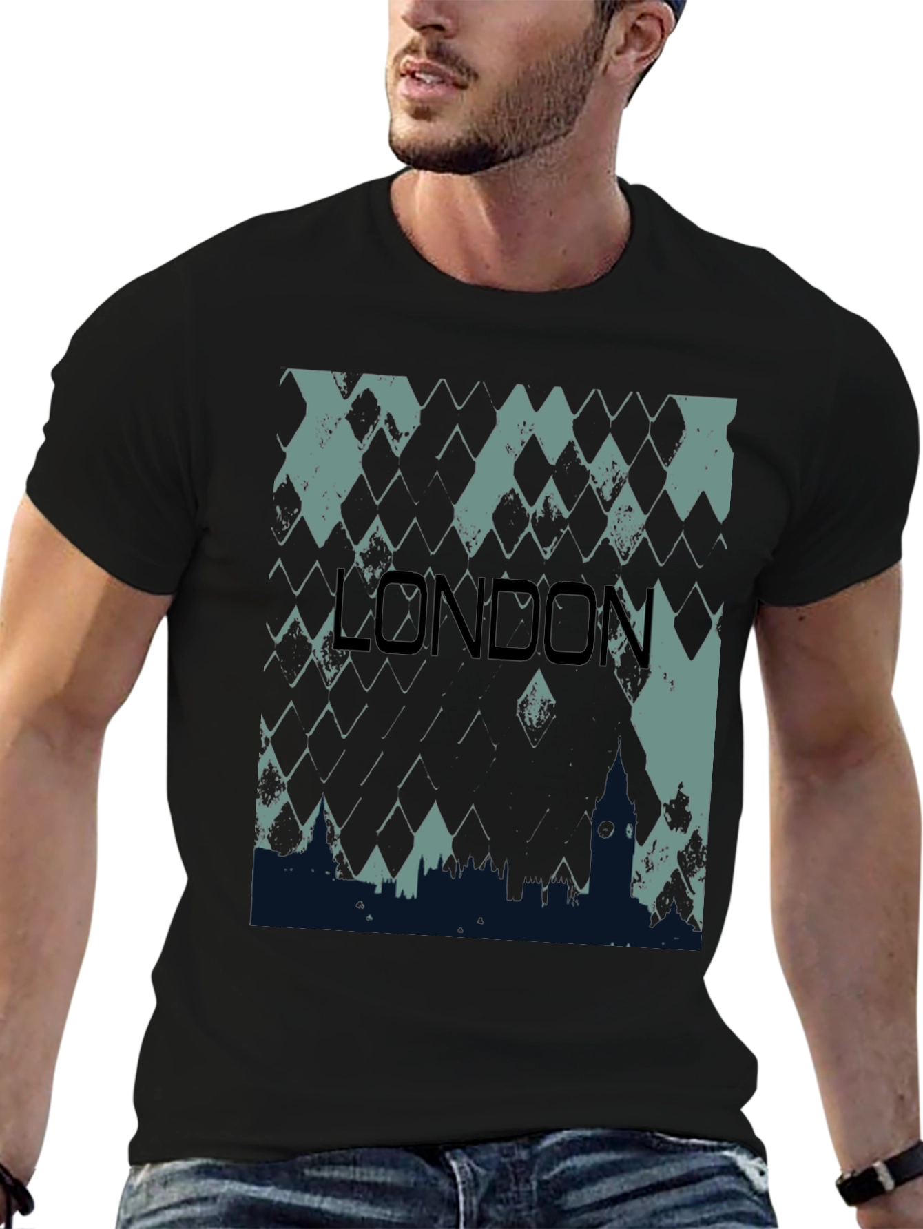 London Skyline Graphic Tee - Urban Style