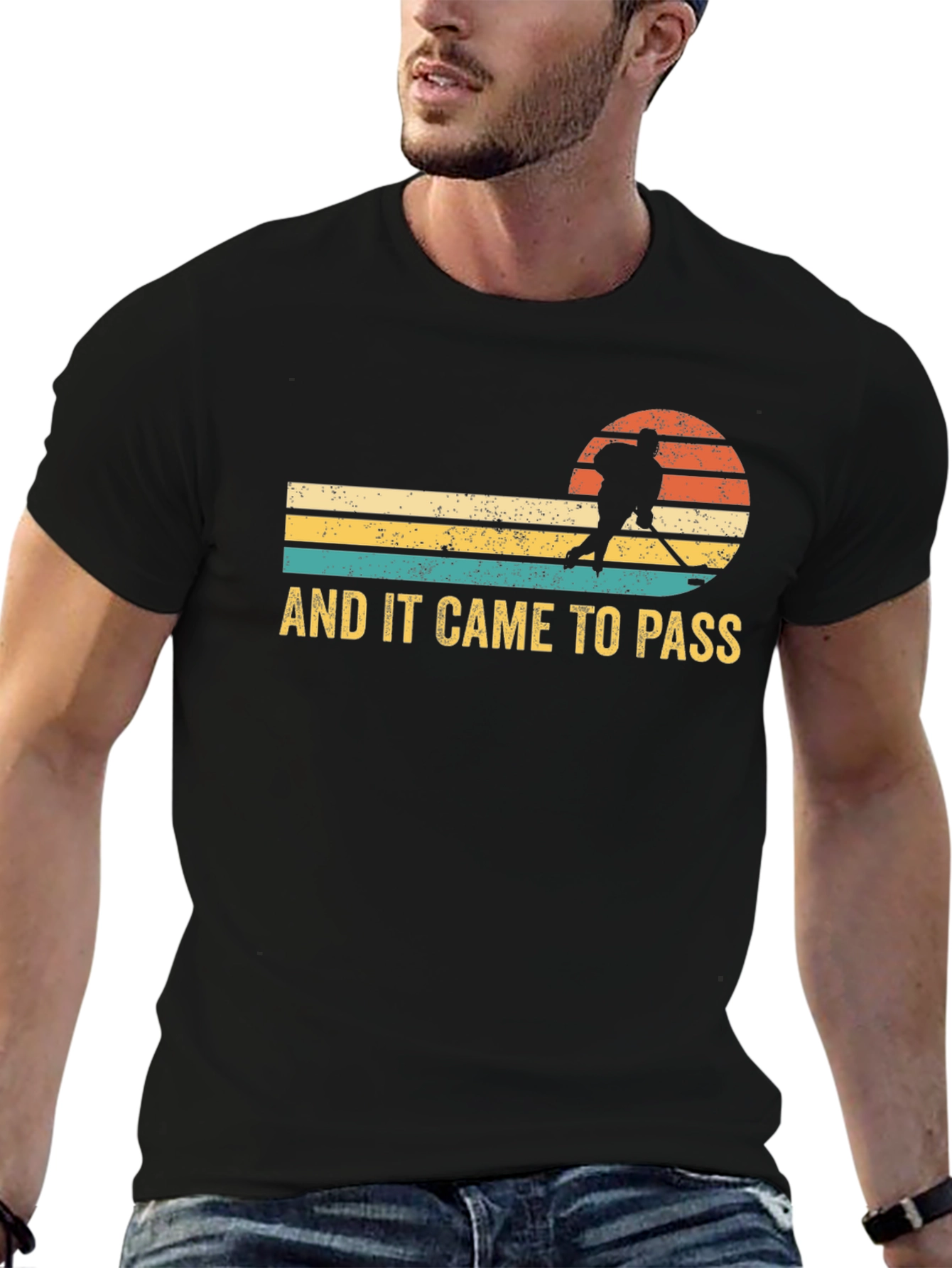 Hockey Player Silhouette T-Shirt