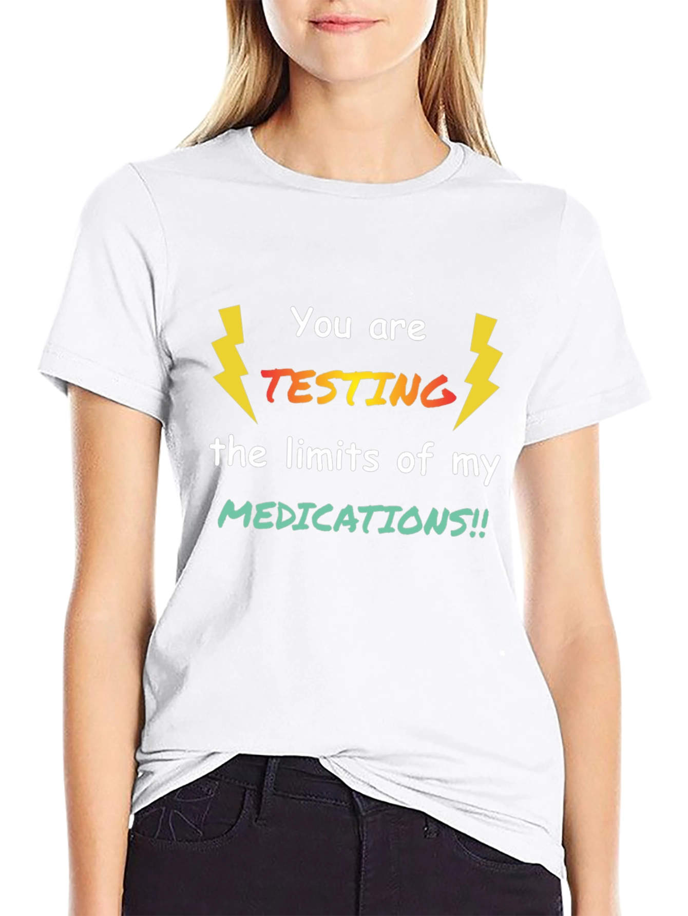Testing Limits Graphic Tee - Novelty T-Shirt