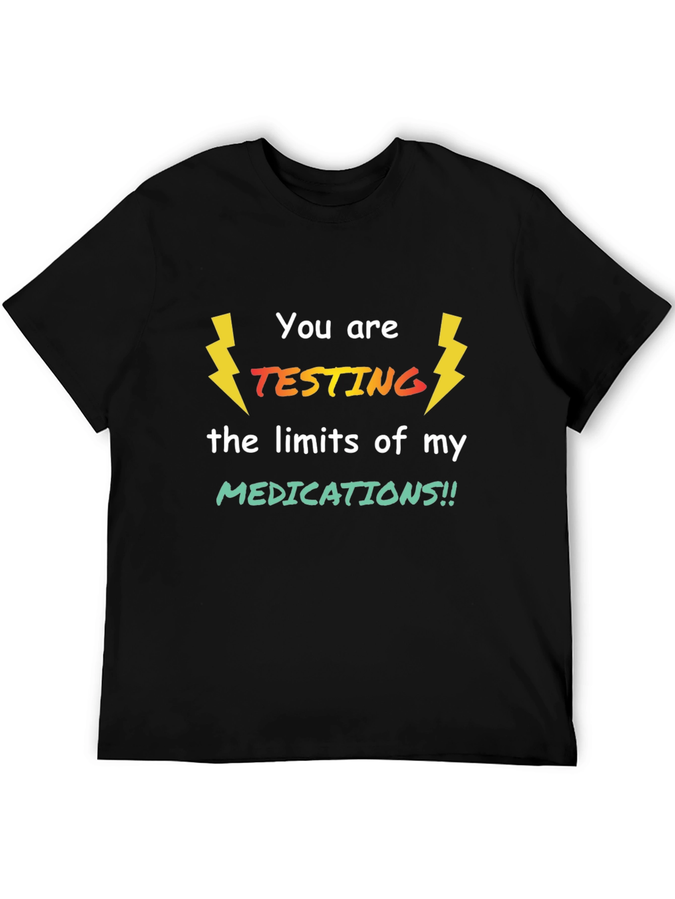 Testing Limits Graphic Tee - Novelty T-Shirt