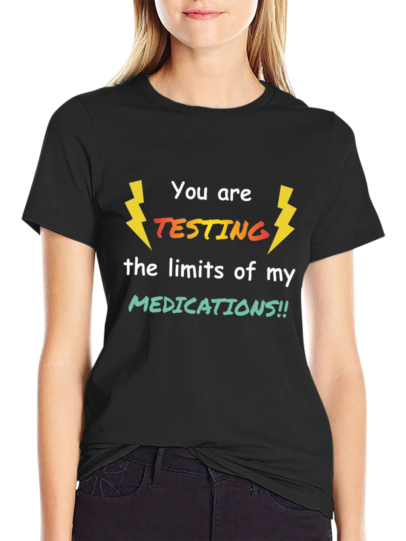 Testing Limits Graphic Tee - Novelty T-Shirt