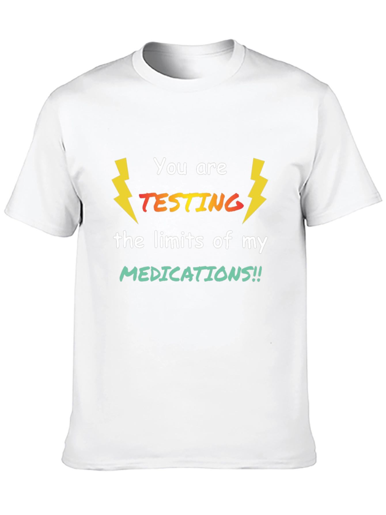 Testing Limits Graphic Tee - Novelty T-Shirt