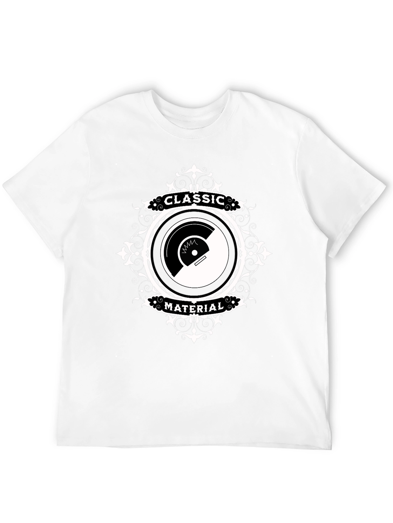 Classic Material Graphic Tee - Black