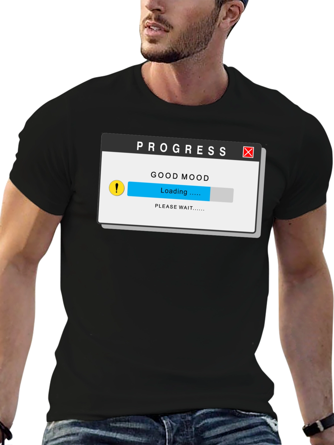 Good Mood Loading T-Shirt - Soft Cotton Comfort