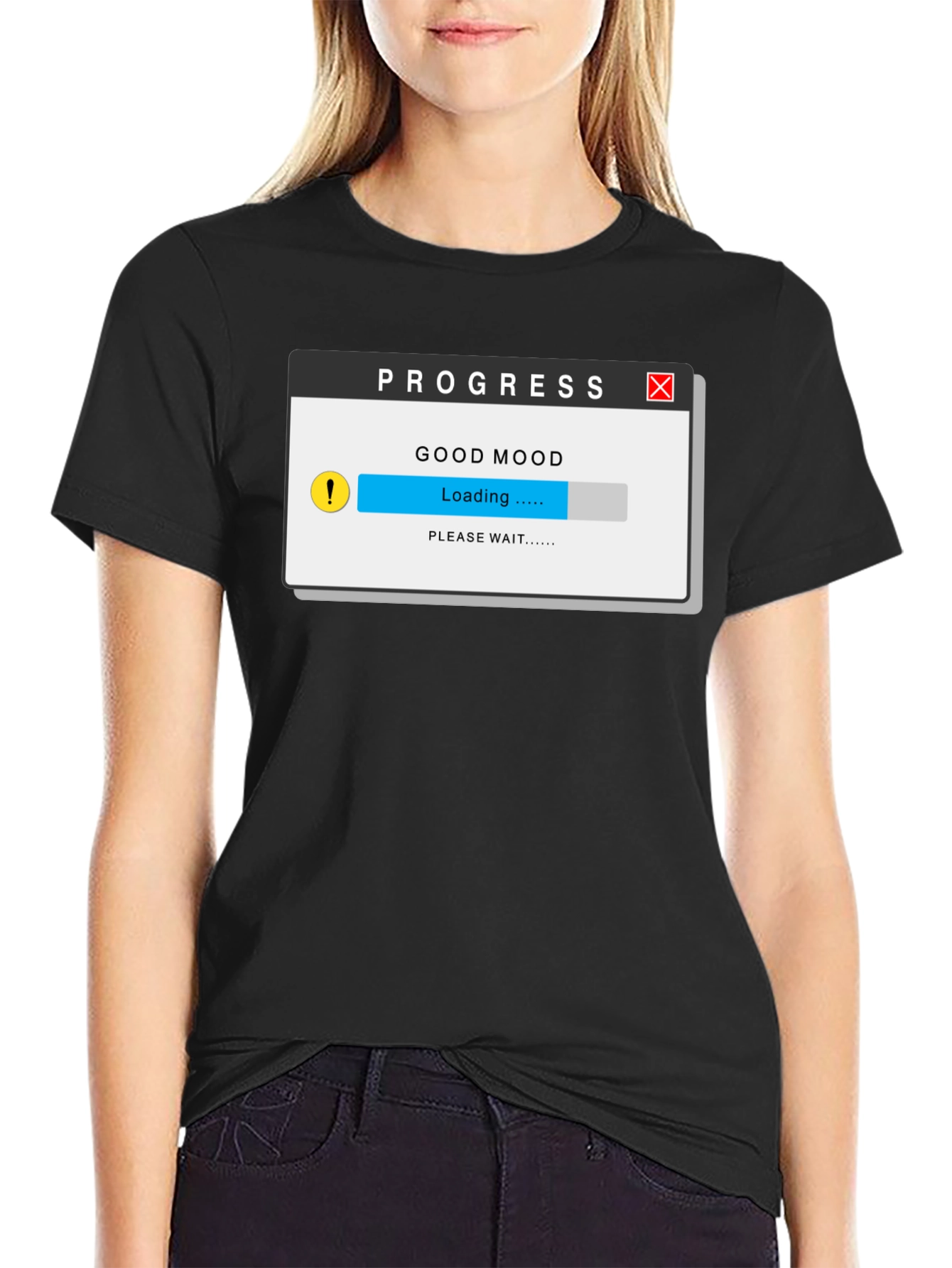 Good Mood Loading T-Shirt - Soft Cotton Comfort