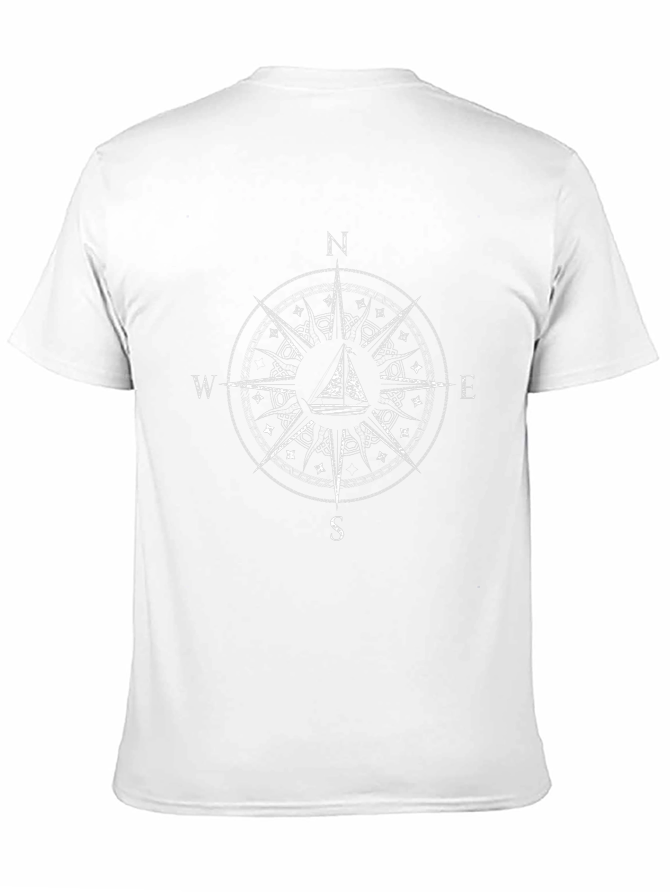 Nautical Compass Rose Graphic T-Shirt