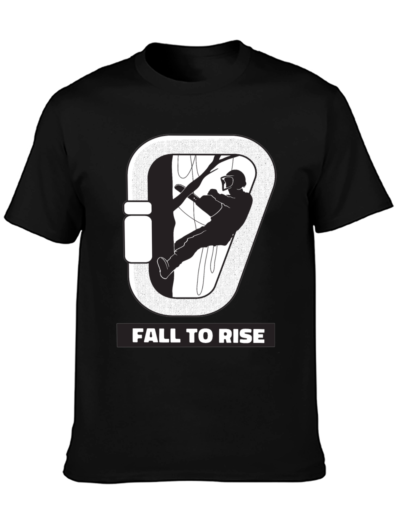Fall to Rise Tree Climber Graphic Tee