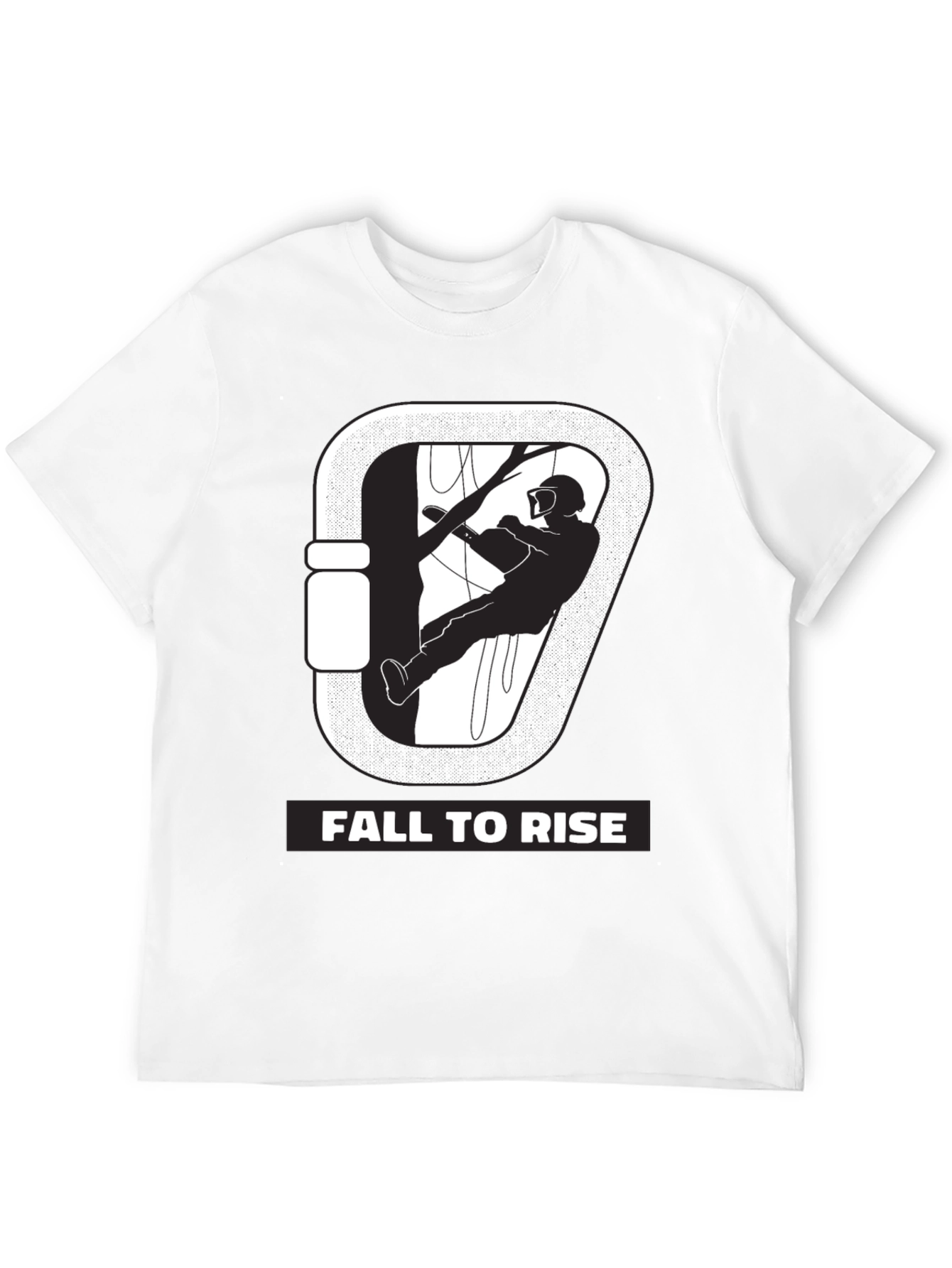 Fall to Rise Tree Climber Graphic Tee