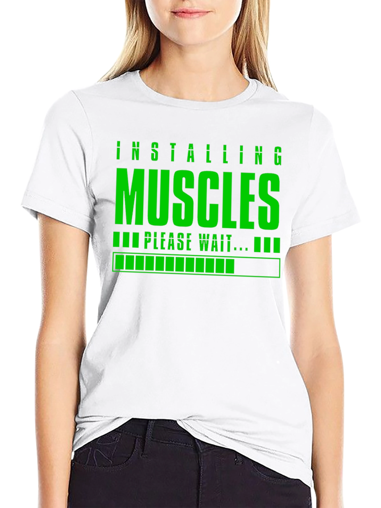 Installing Muscles T-Shirt - Gym & Fitness