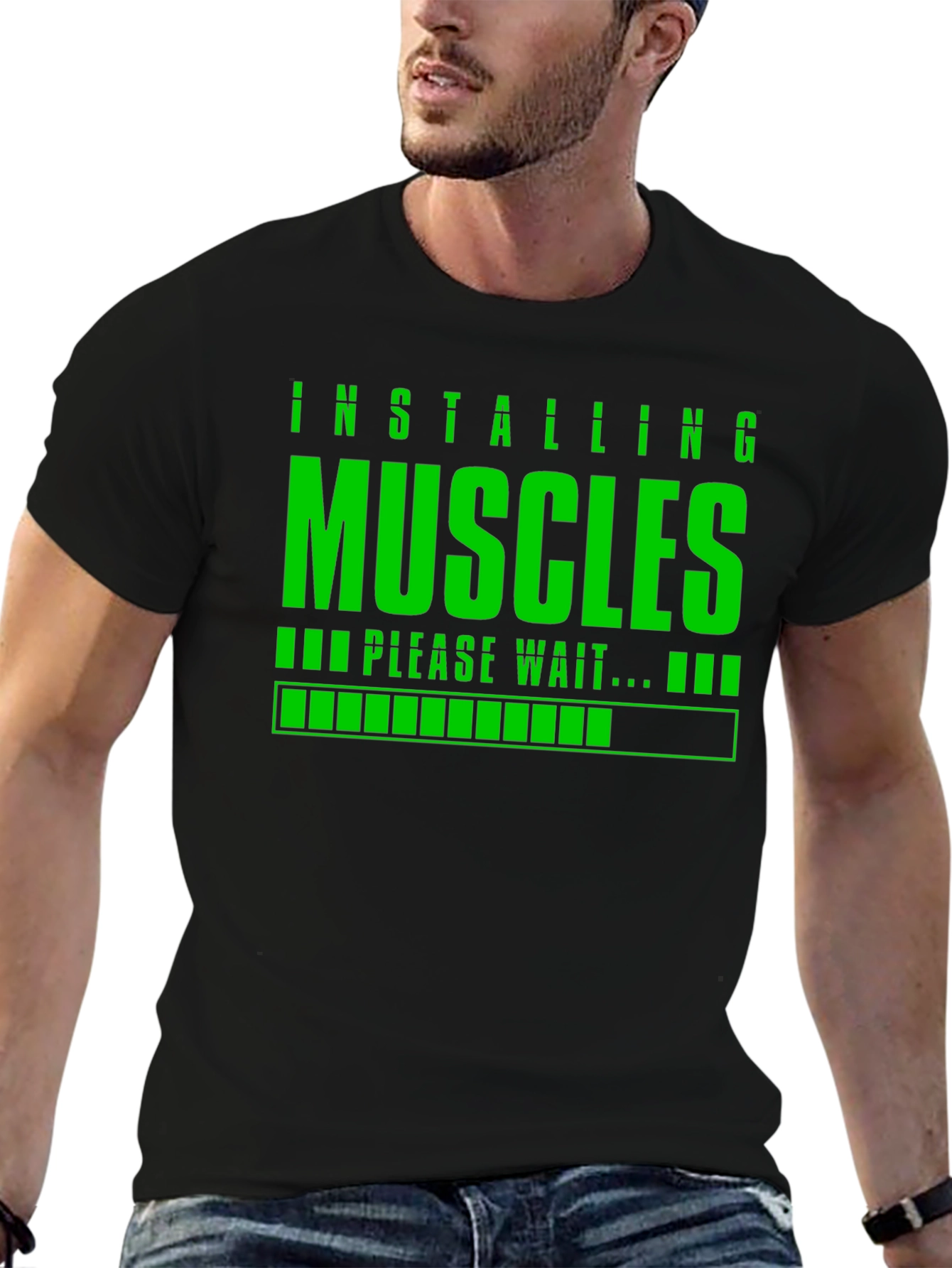 Installing Muscles T-Shirt - Gym & Fitness