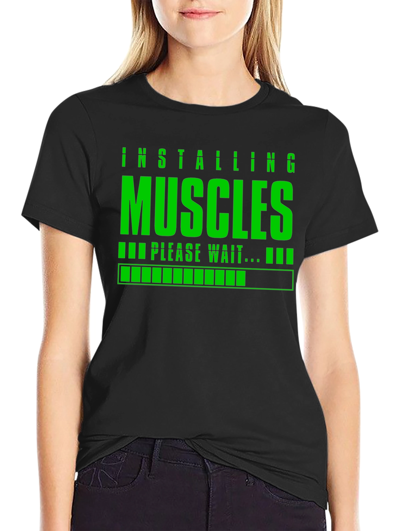 Installing Muscles T-Shirt - Gym & Fitness
