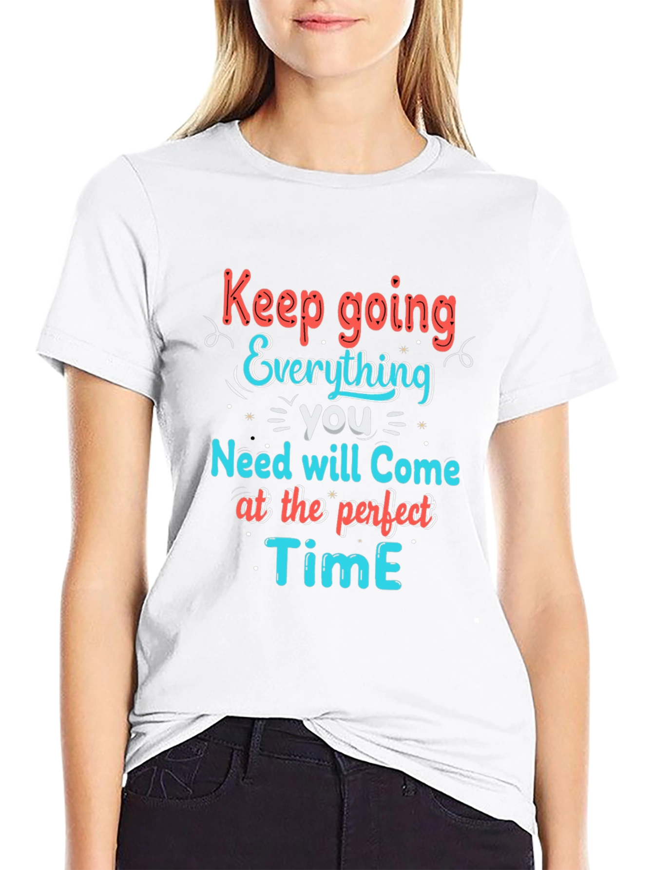 Inspirational Graphic T-Shirt - Keep Going