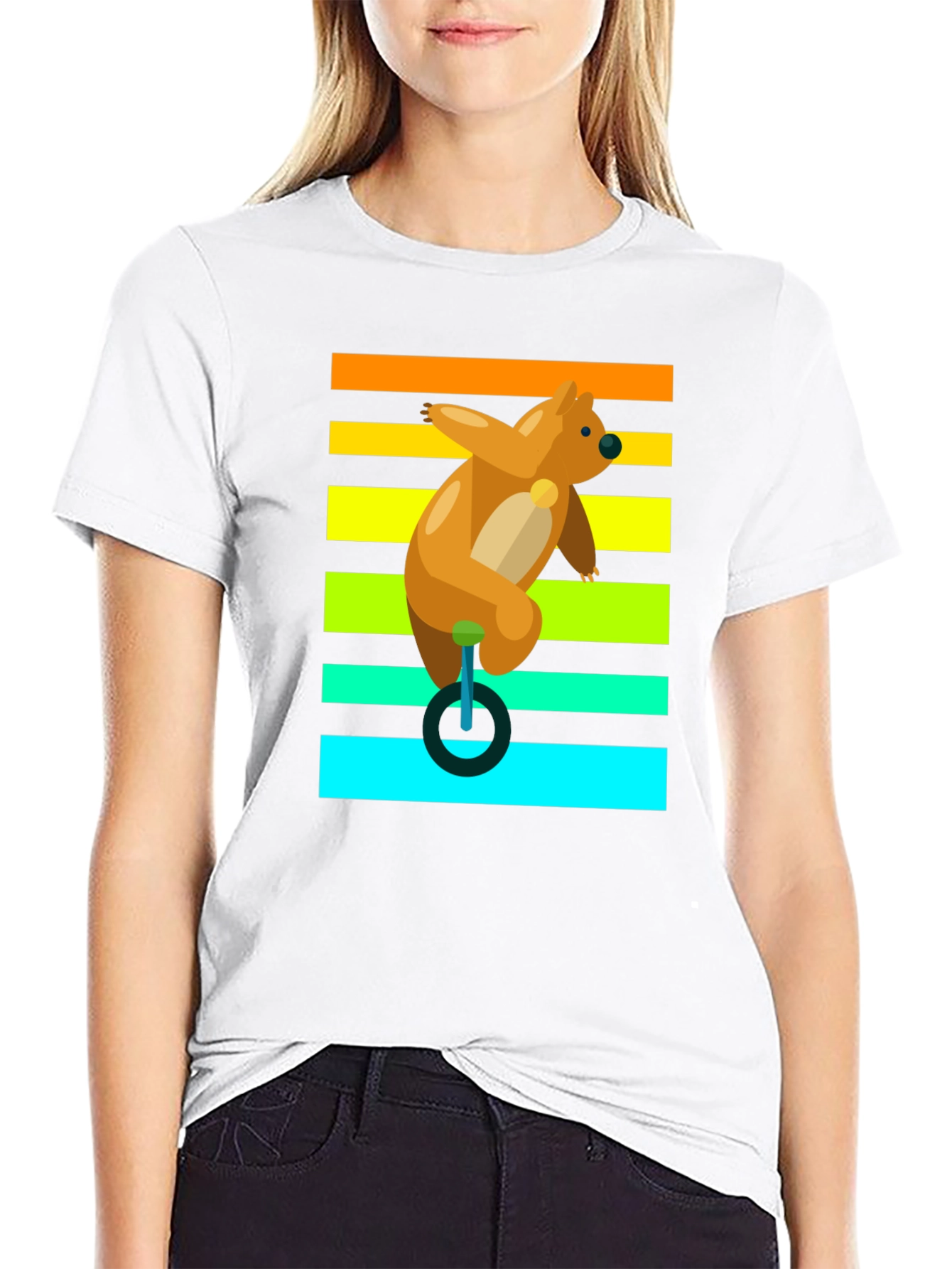 Koala Bear Unicycle Graphic Tee