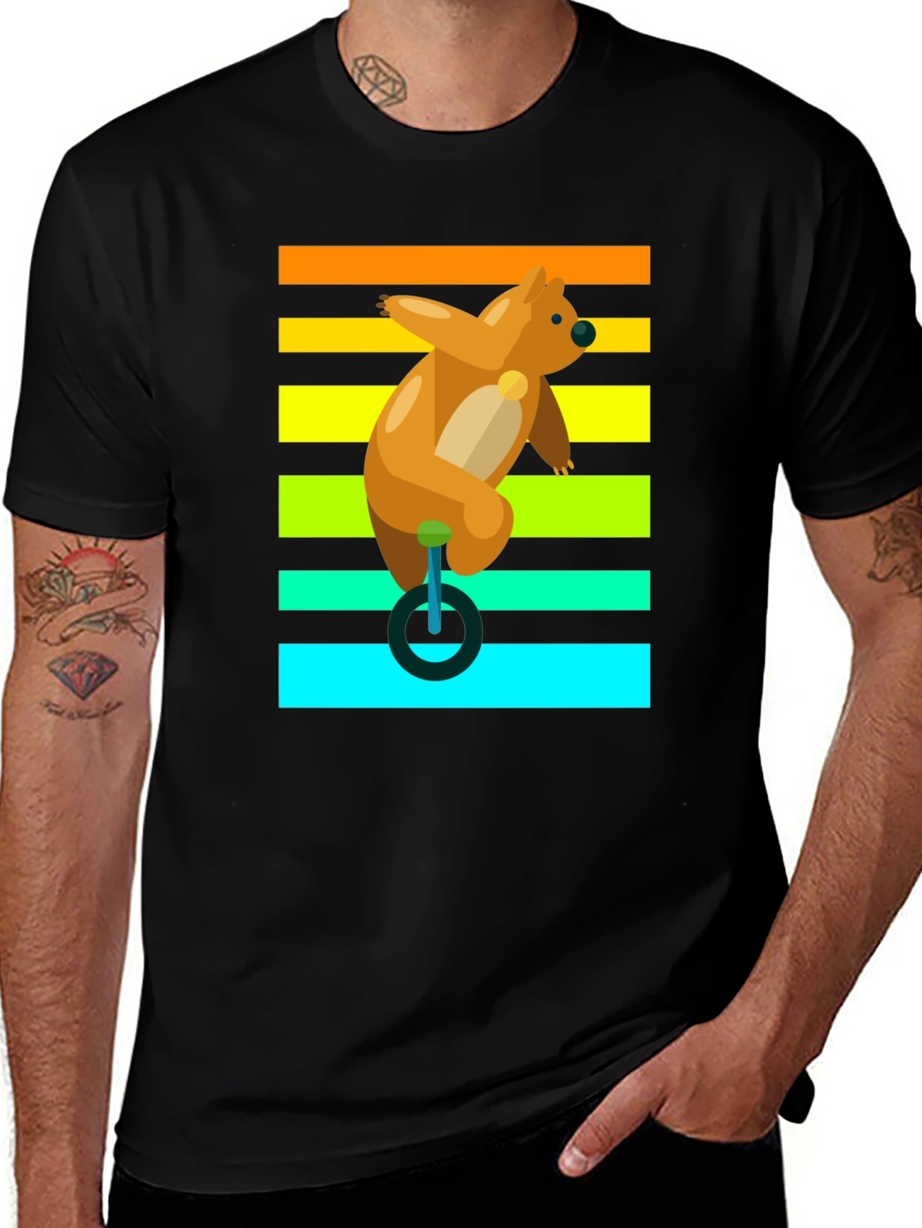 Koala Bear Unicycle Graphic Tee
