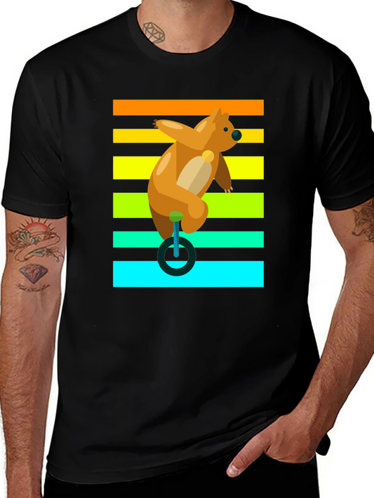 Koala Bear Unicycle Graphic Tee