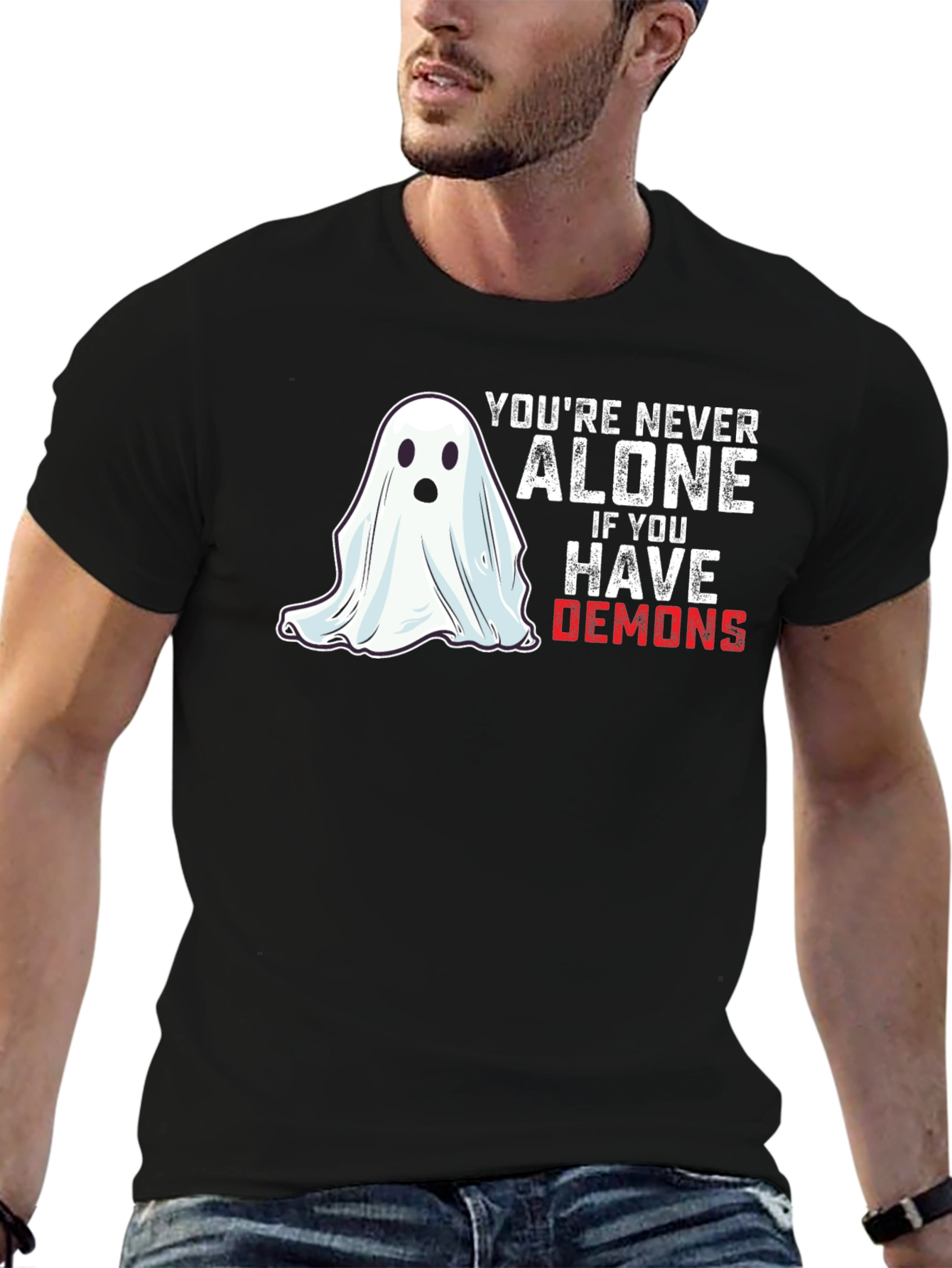 Youre Never Alone Ghost T-Shirt