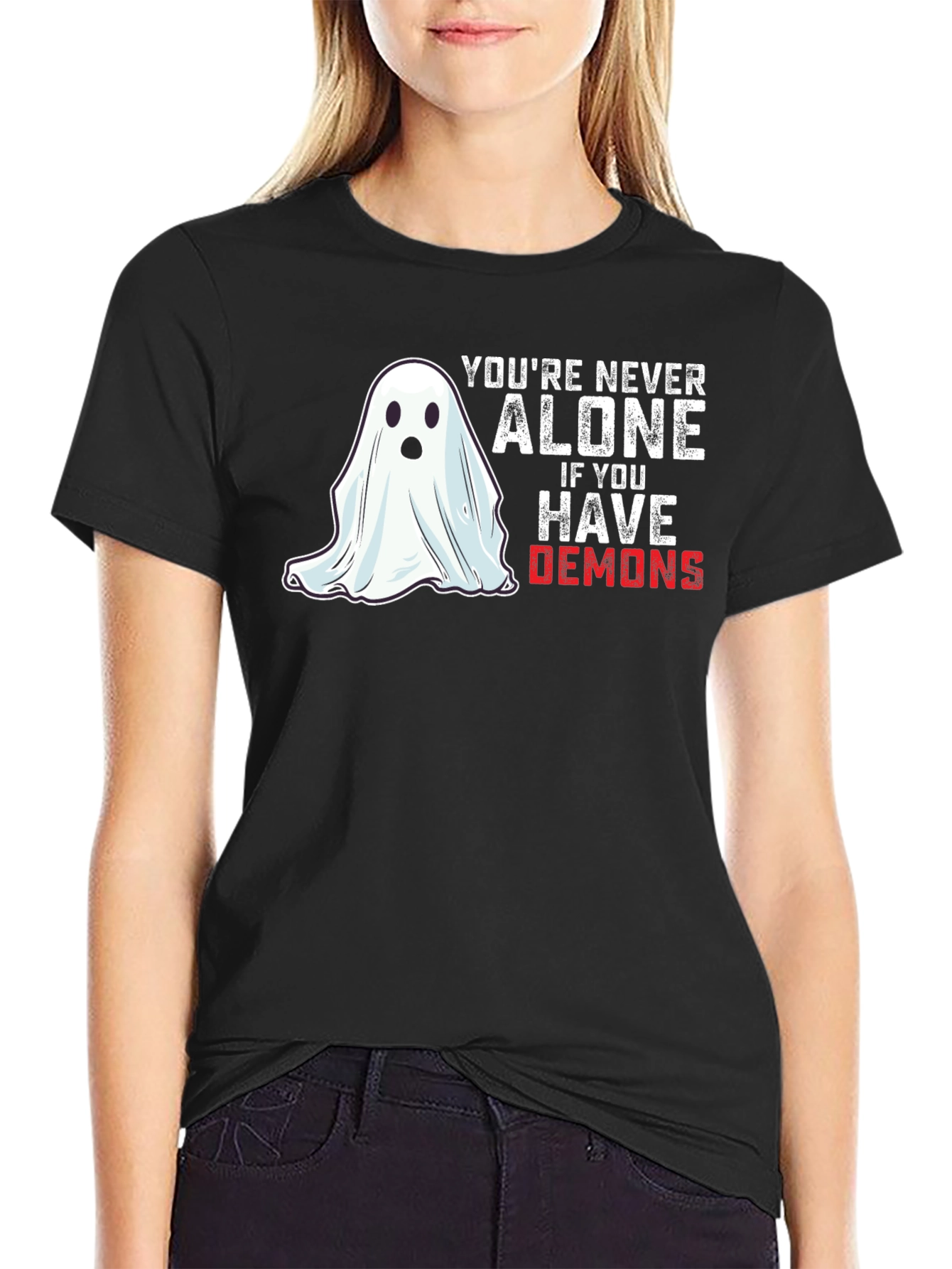 Youre Never Alone Ghost T-Shirt