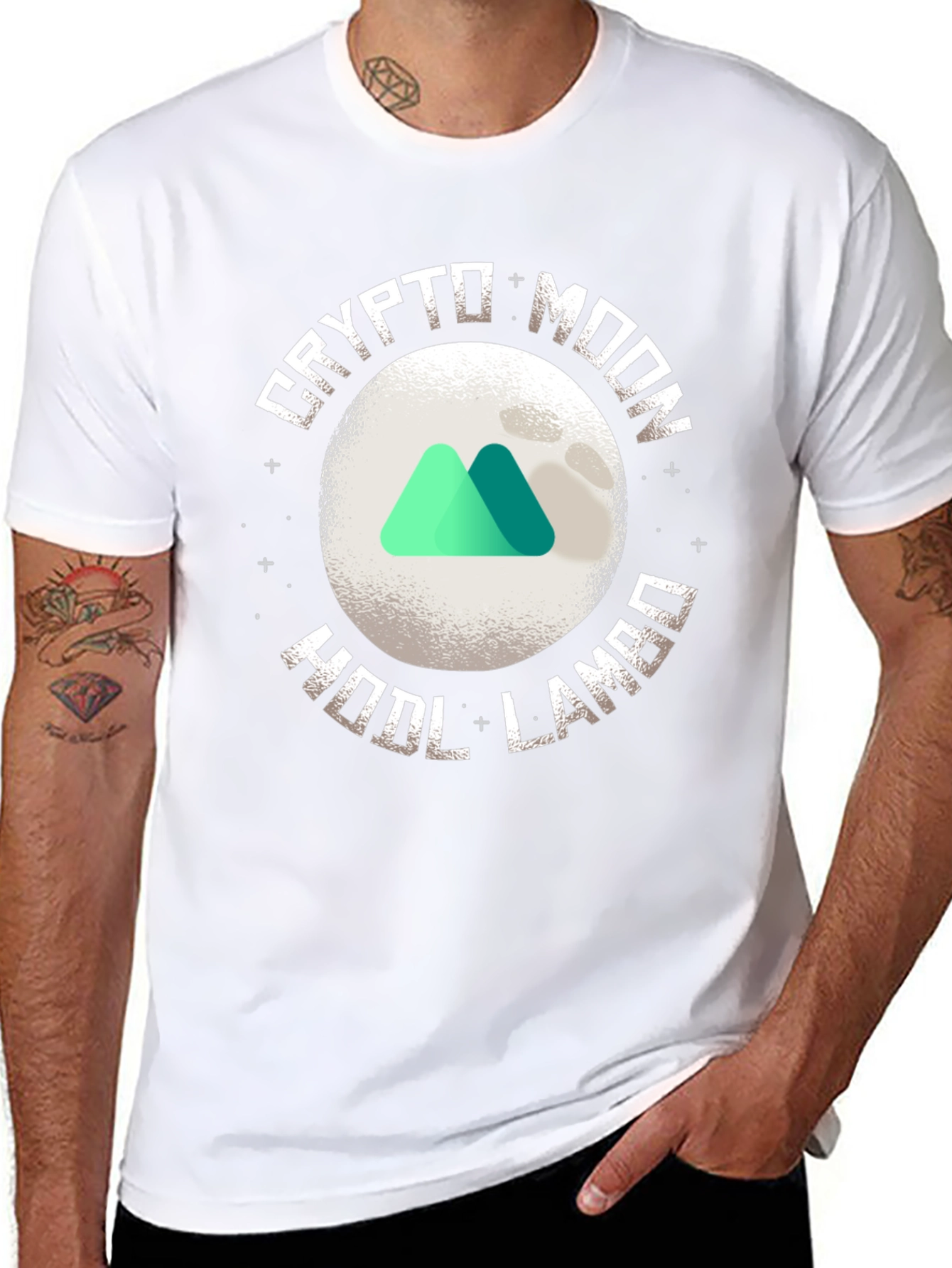 Crypto Moon HODL Lambo T-Shirt
