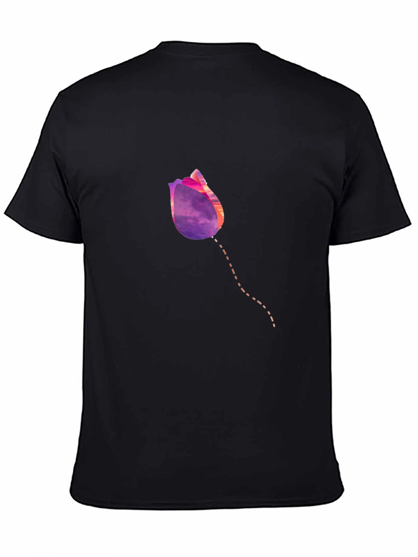 Tulip Sunset Graphic T-Shirt - Modern Casual Tee